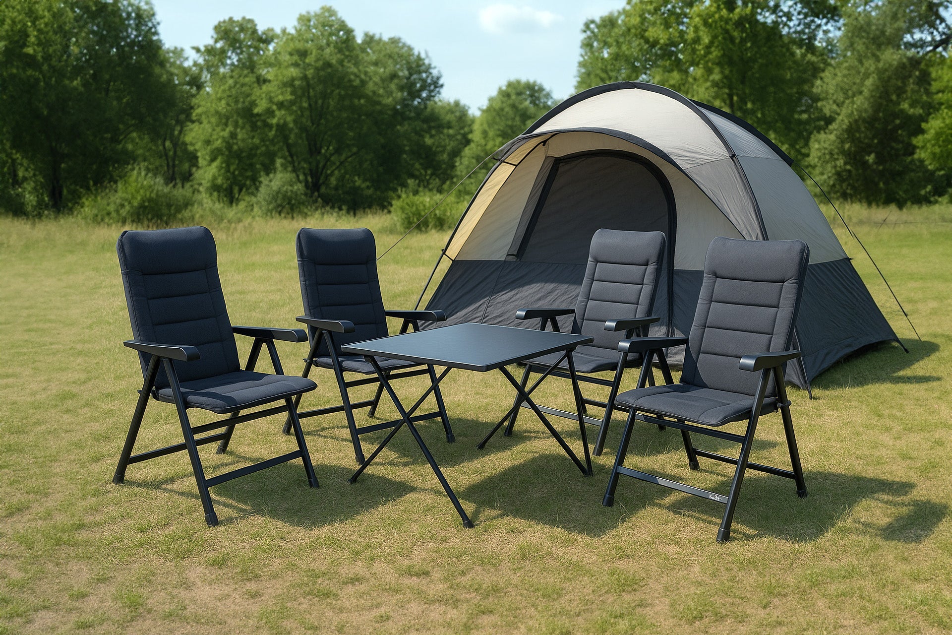 Coleman campingtafel met stoelen (set 4 personen) – inklapbaar – met antibacteriële Coleman campingtafel met stoelen (set 4 personen) – inklapbaar – met antibacteriële