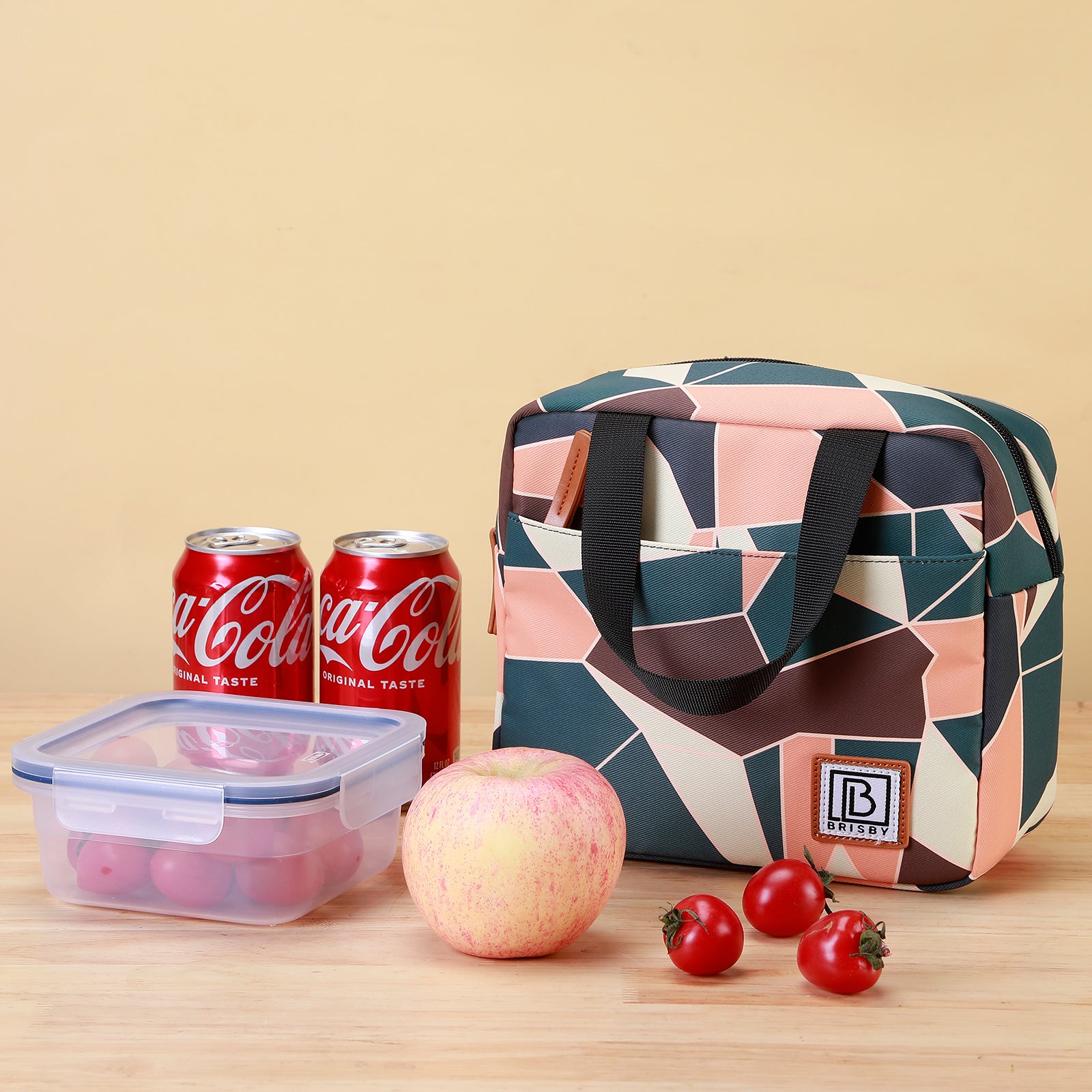 Cooler bag 4L abstract colours - 4-layer insulated - free cooling element