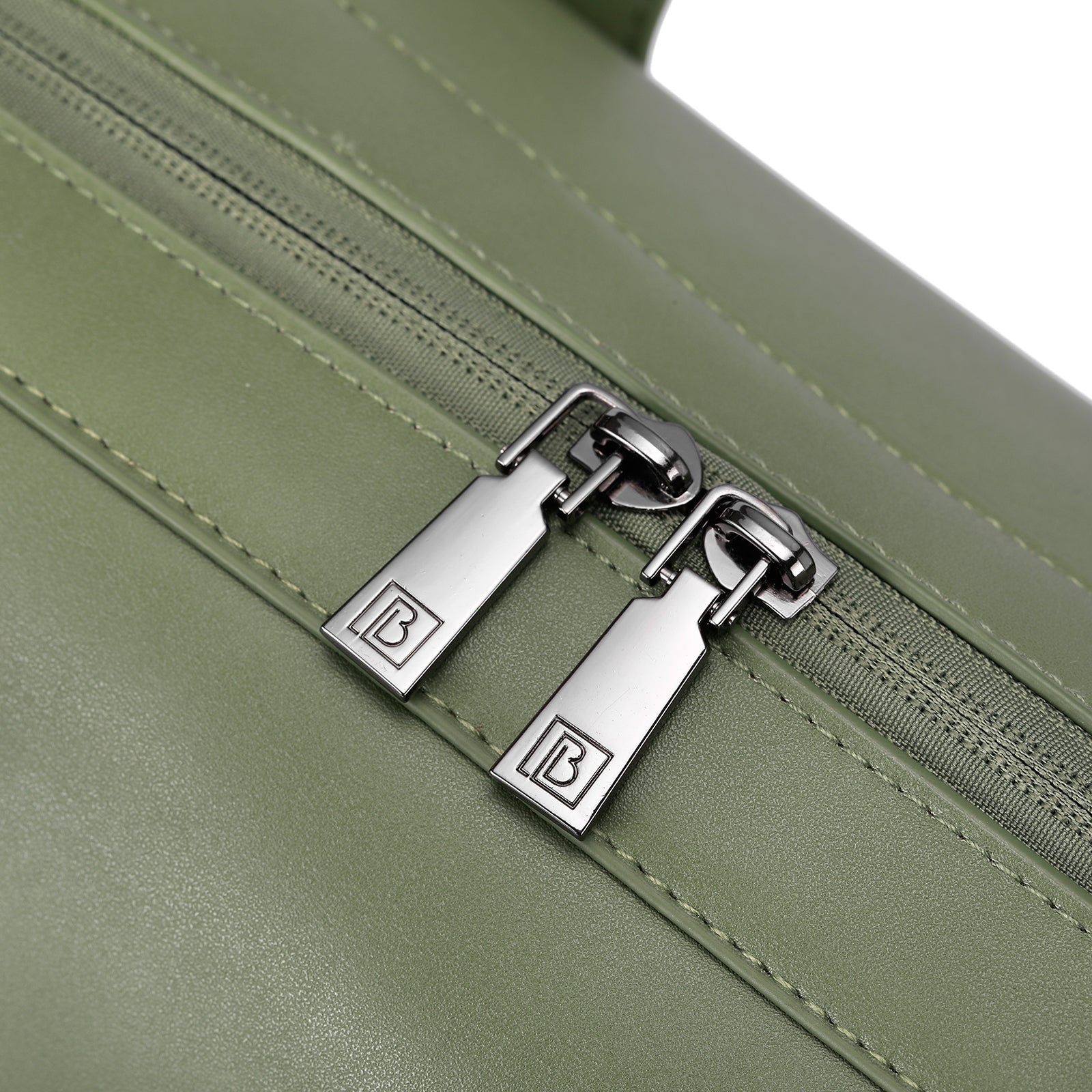 Venezia weekend bag green - shoulder bag - travel bag - hand luggage - hard-wearing - incl. hanging hooks - PU leather