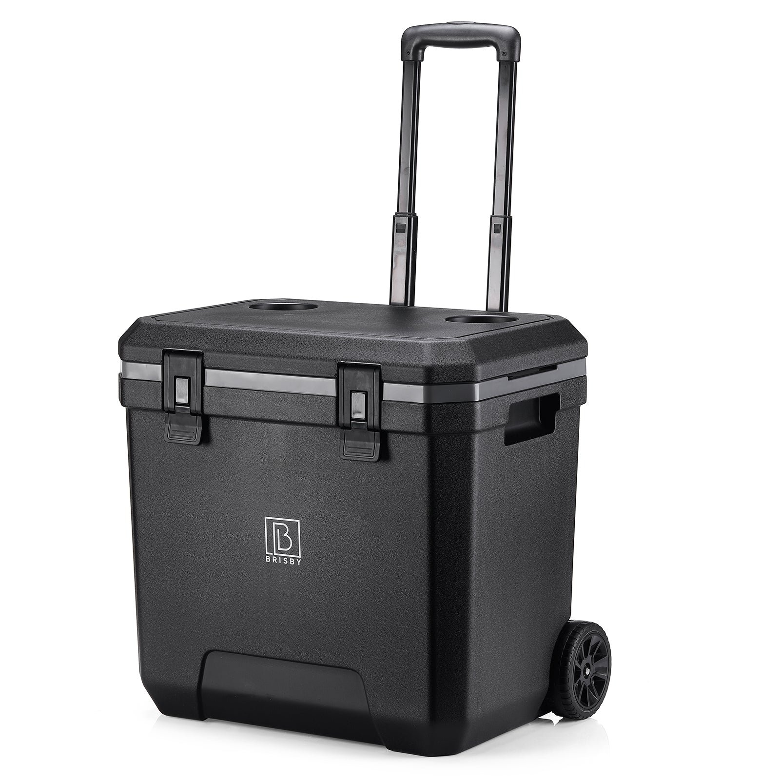 Koelbox trolley 40 zwart - Telescopisch handvat - incl. 4 koelelementen