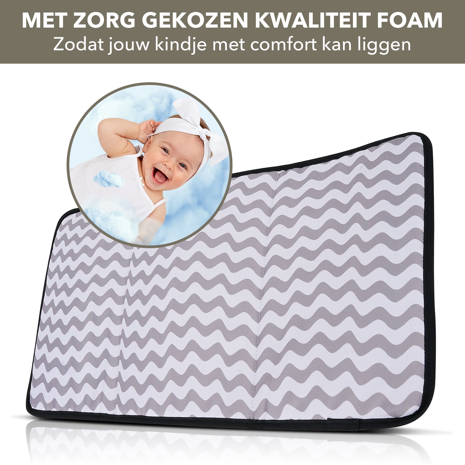 Stayopen luiertas groen - Verzorgingstas - stay-open frame - USB oplaadfunctie - incl. buggymontage en verschoonmat