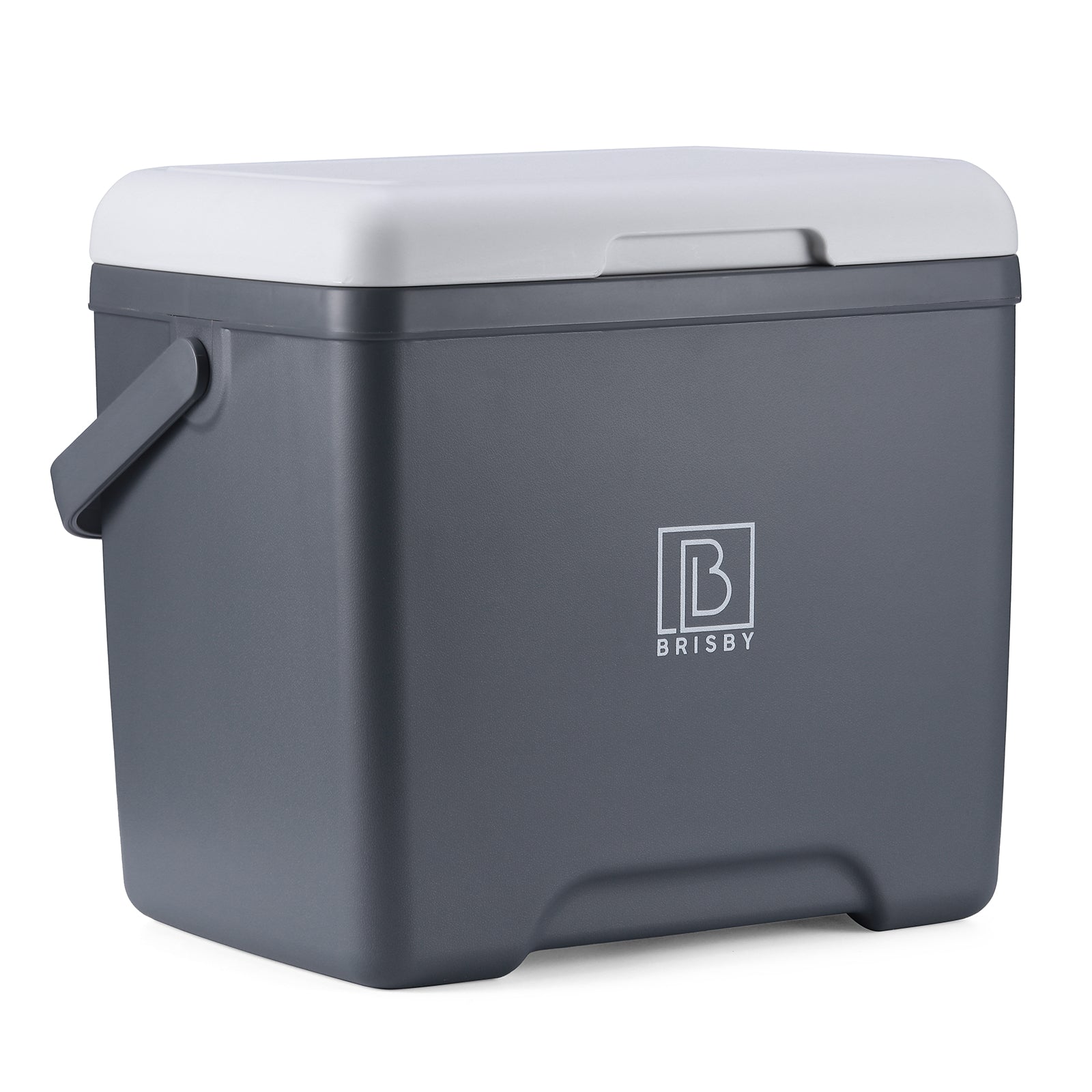 Cool box 13L grey - Up to 40 hours insulation - incl. 2 450ml cooling elements - temperature-safe closure - cooling element locked in lid