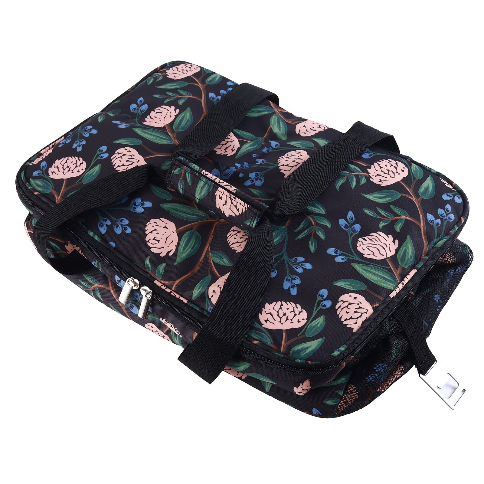 Cooler bag 30L passion flower - lunch bag - foldable - 4-layer insulated - incl. 4 free cooling elements and carrying strap