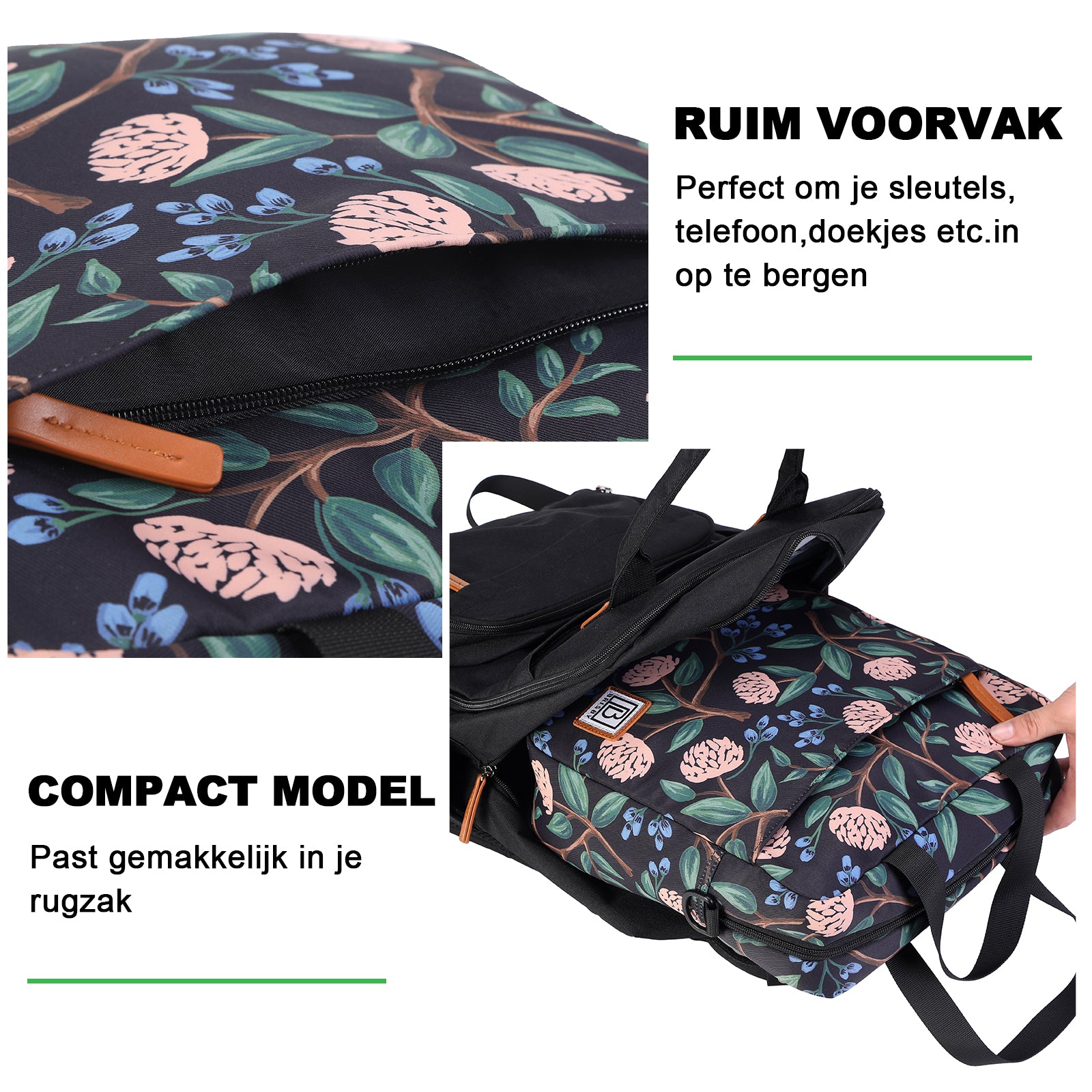 Brisby 4 Layer Insulated Cooler Bag - Lunch Bag 7 Liter - Passion Flower
