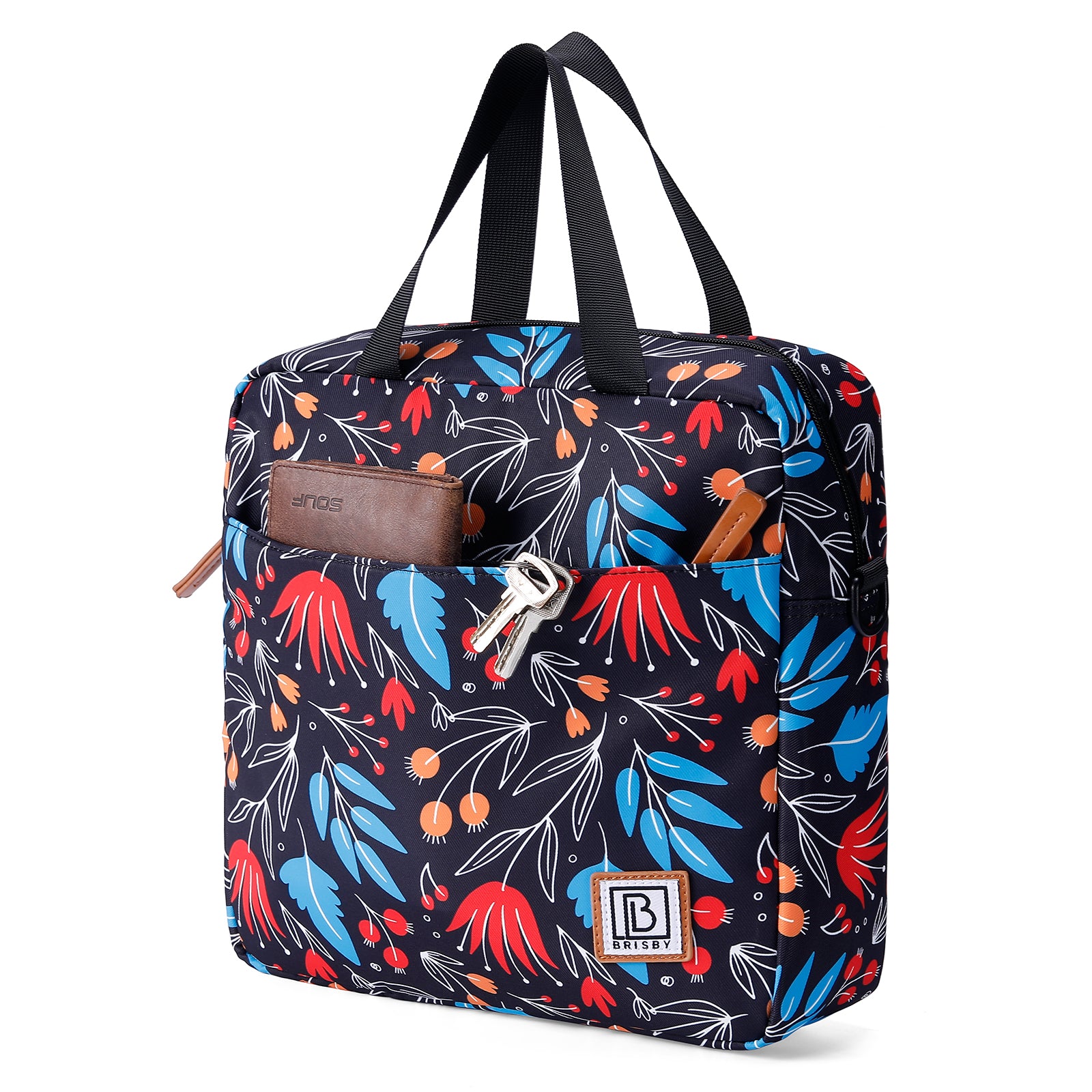 Cooler bag 7L night flower - Lunch bag - 4-layer insulated - 2 free cooling elements - incl. shoulder strap
