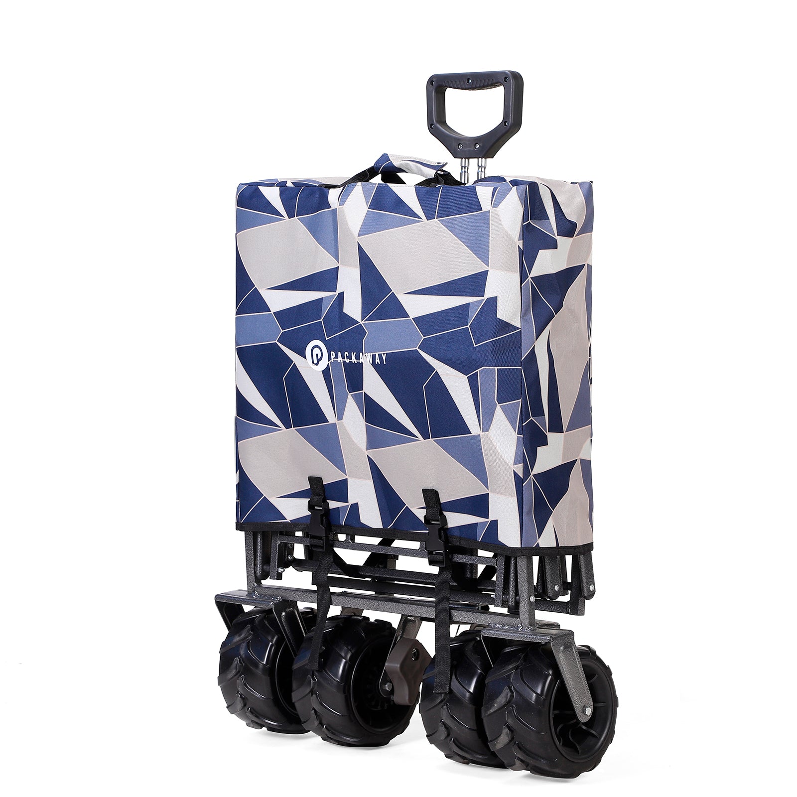 Packaway Bolderkar XL 80kg abstract pastel - opvouwbaar - heavy duty - wasbaar