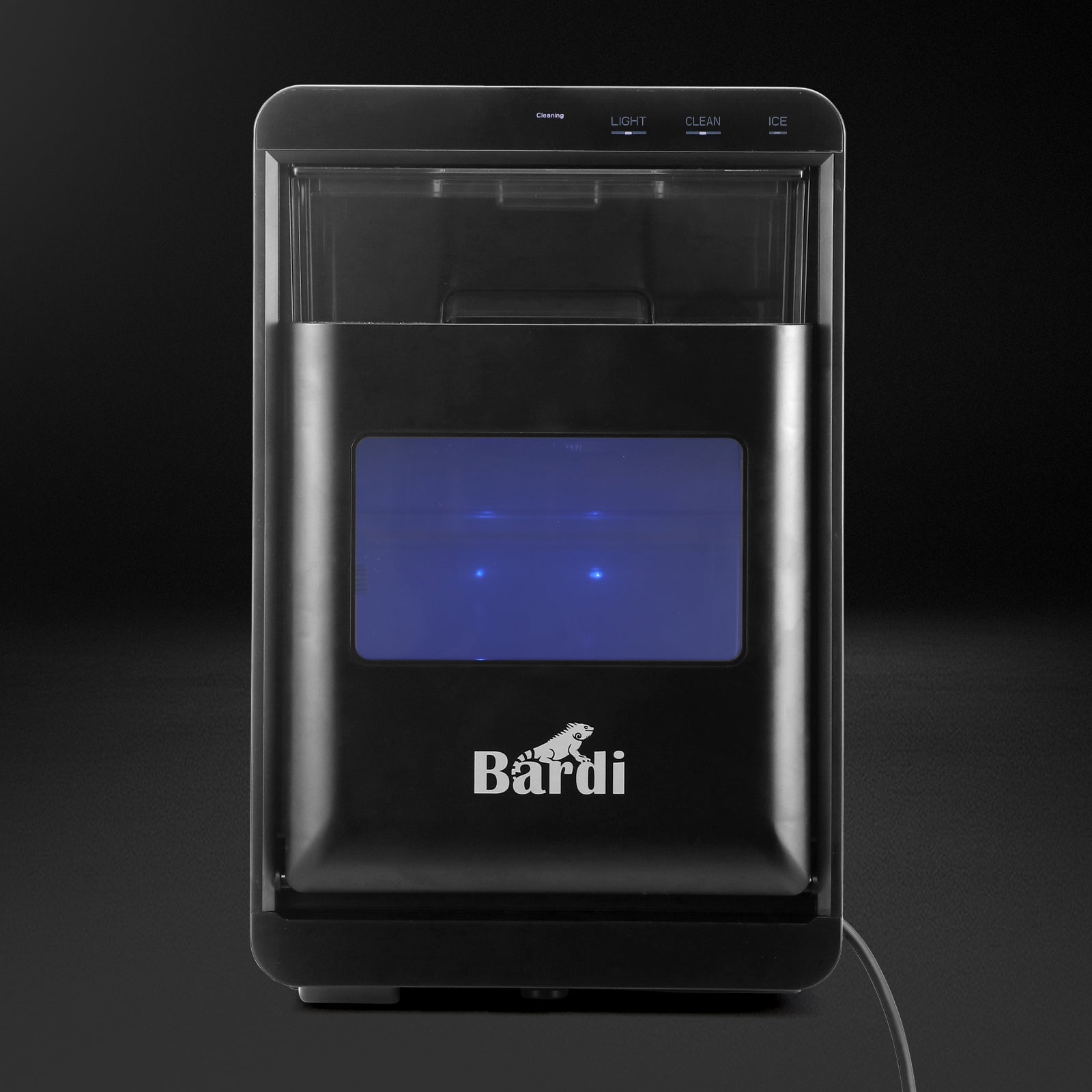 Bardi IJsblokjesmachine 1,8L crushed ice zwart - 20 kg ijs per 24 uur - incl. thermosbeker