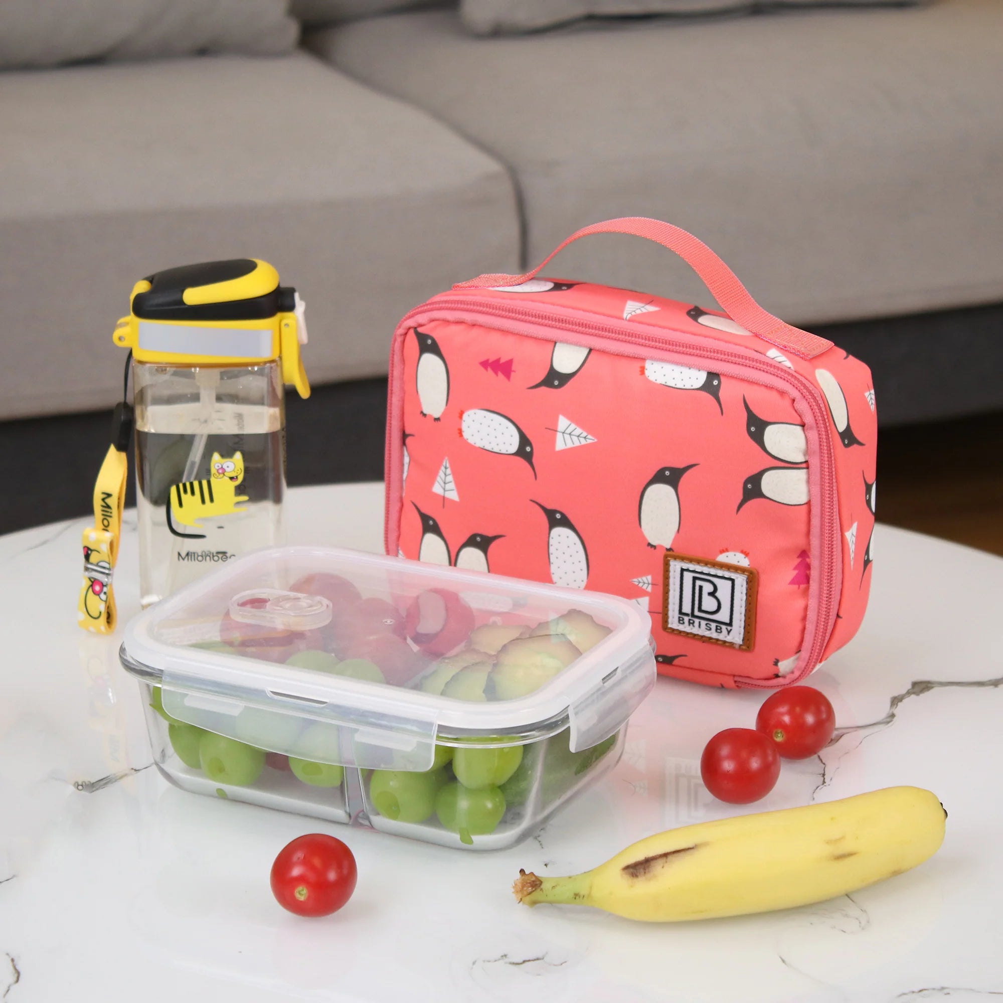 Cooler bag 1.5L penguin - 4-layer insulated - free cooling element