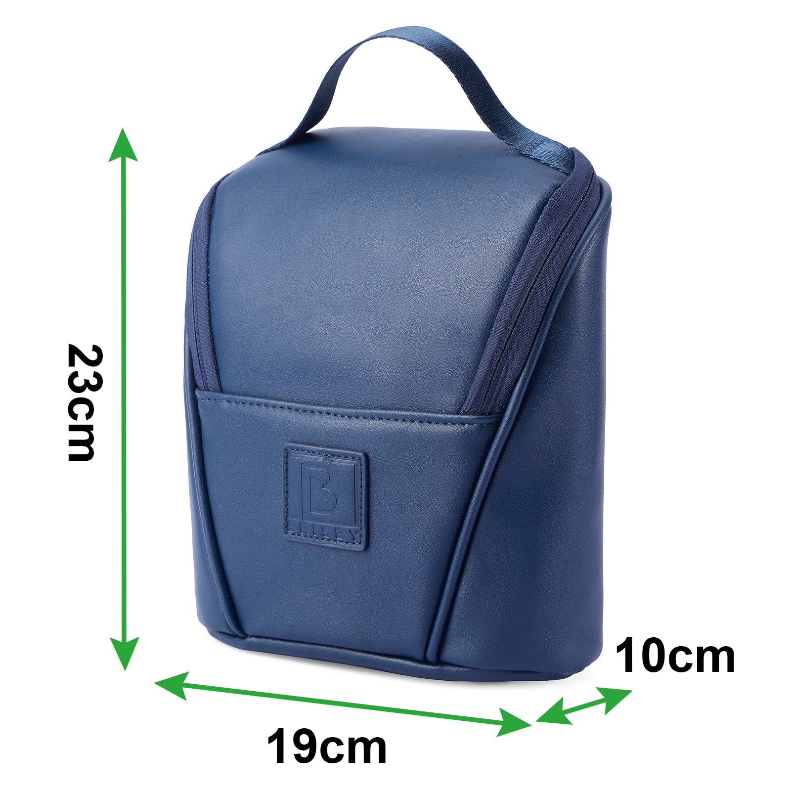 Venezia luiertas en weekendtas blauw - PU leer - schoudertas - slijtvast - Incl. buggy/kinderwagen haken, verschoonmat en koeltas