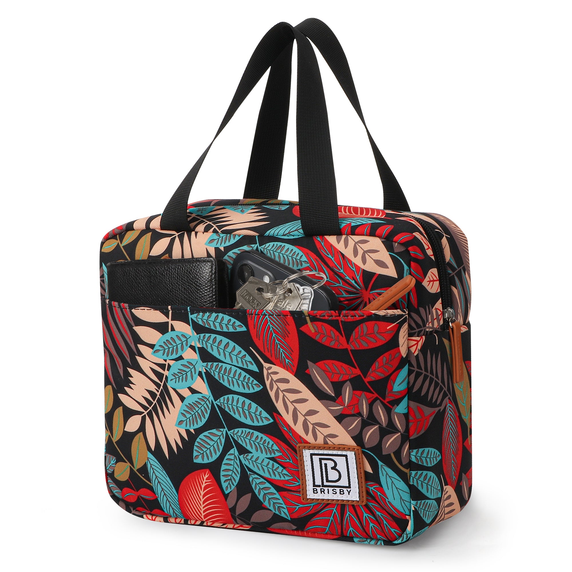 Brisby Koeltas Lunchtas 4L - Waterafstotend - Geïsoleerde Kolftas - Inclusief Koelelement - Jungle