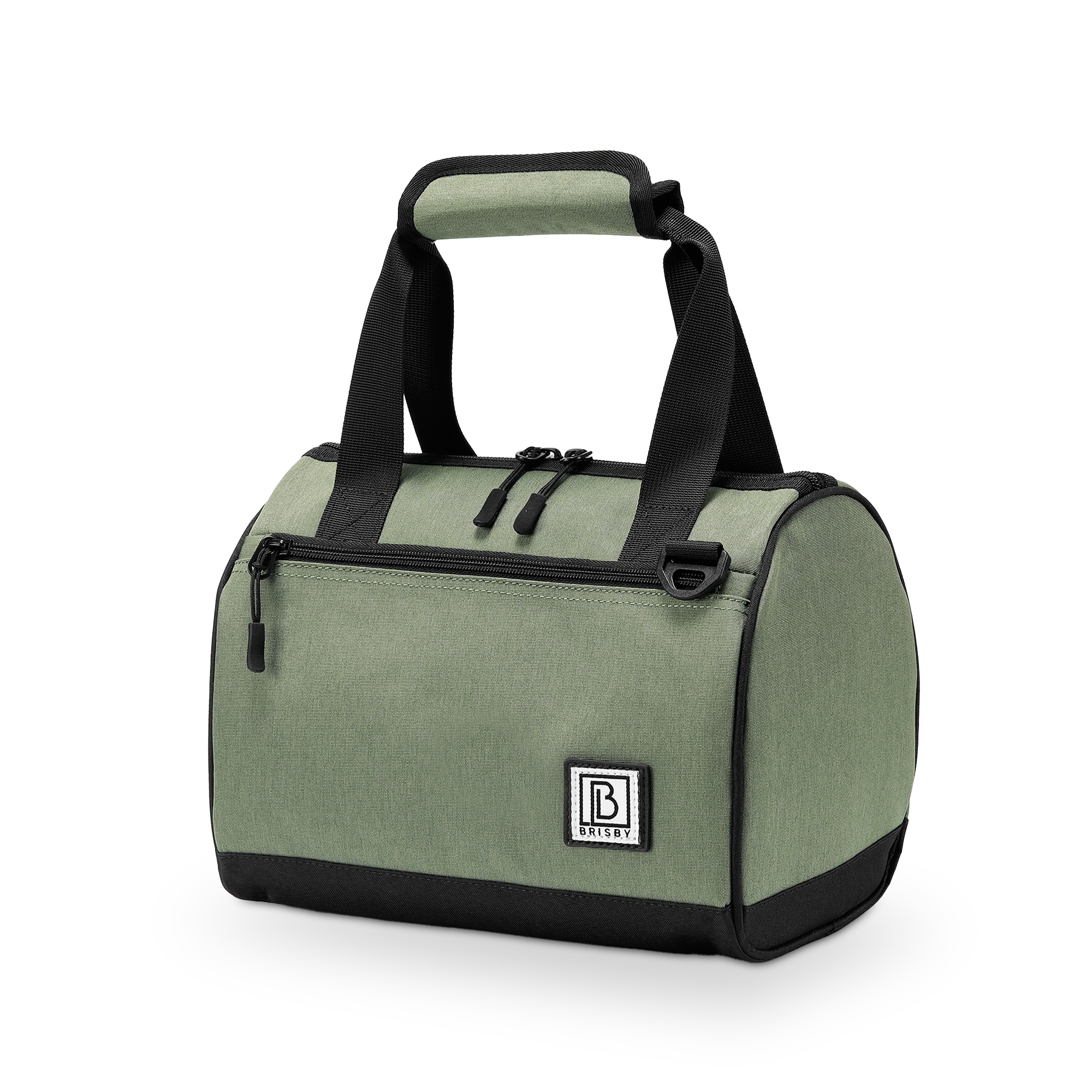 Koeltas 10L groen - Lunchtas - 4-laags geïsoleerd - 2 gratis koelelementen - incl. schouderband