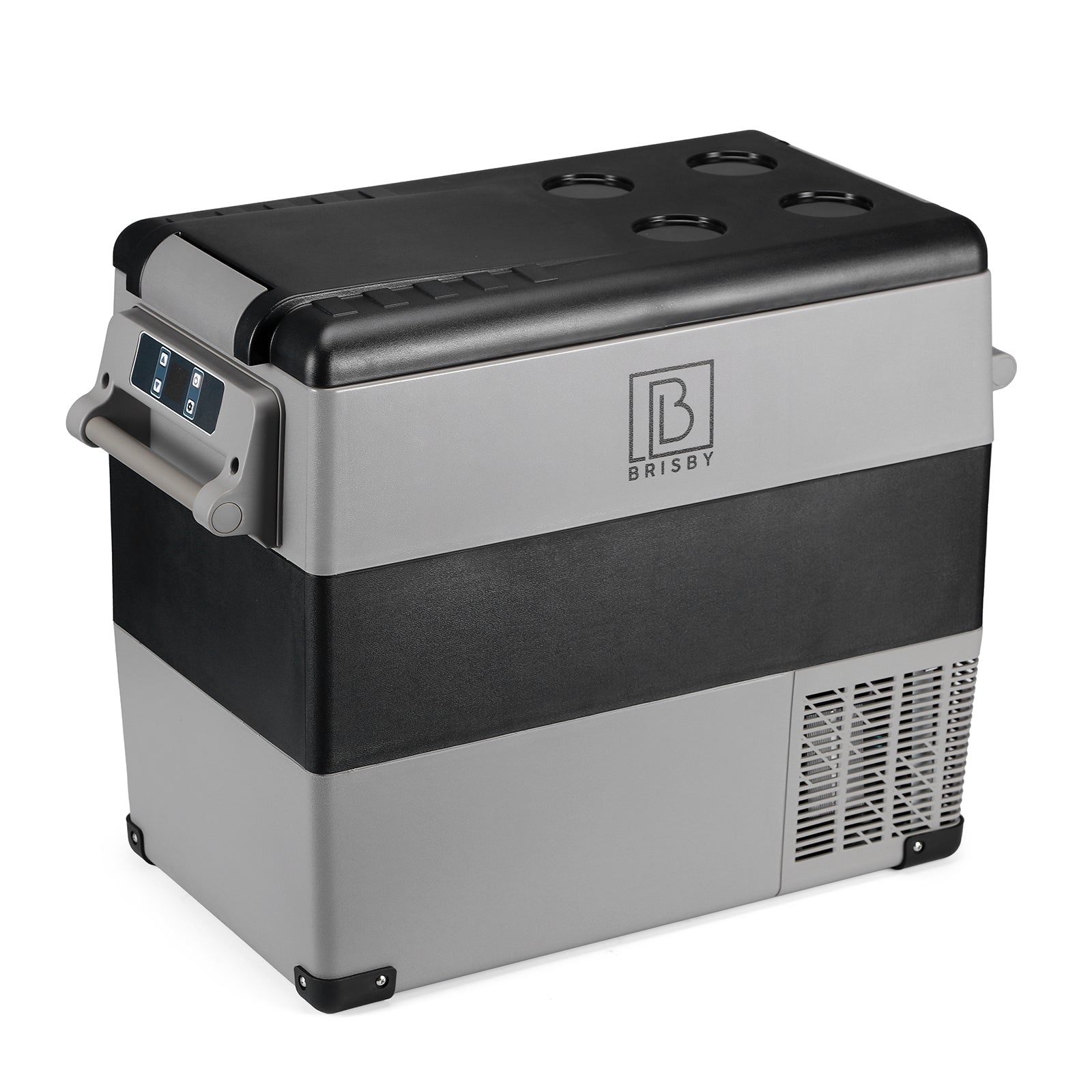 Compressor koelbox 49,5L - Dual zone - koelen en vriezen - 12V en 230V - incl. 2x 1,2L thermosbekers
