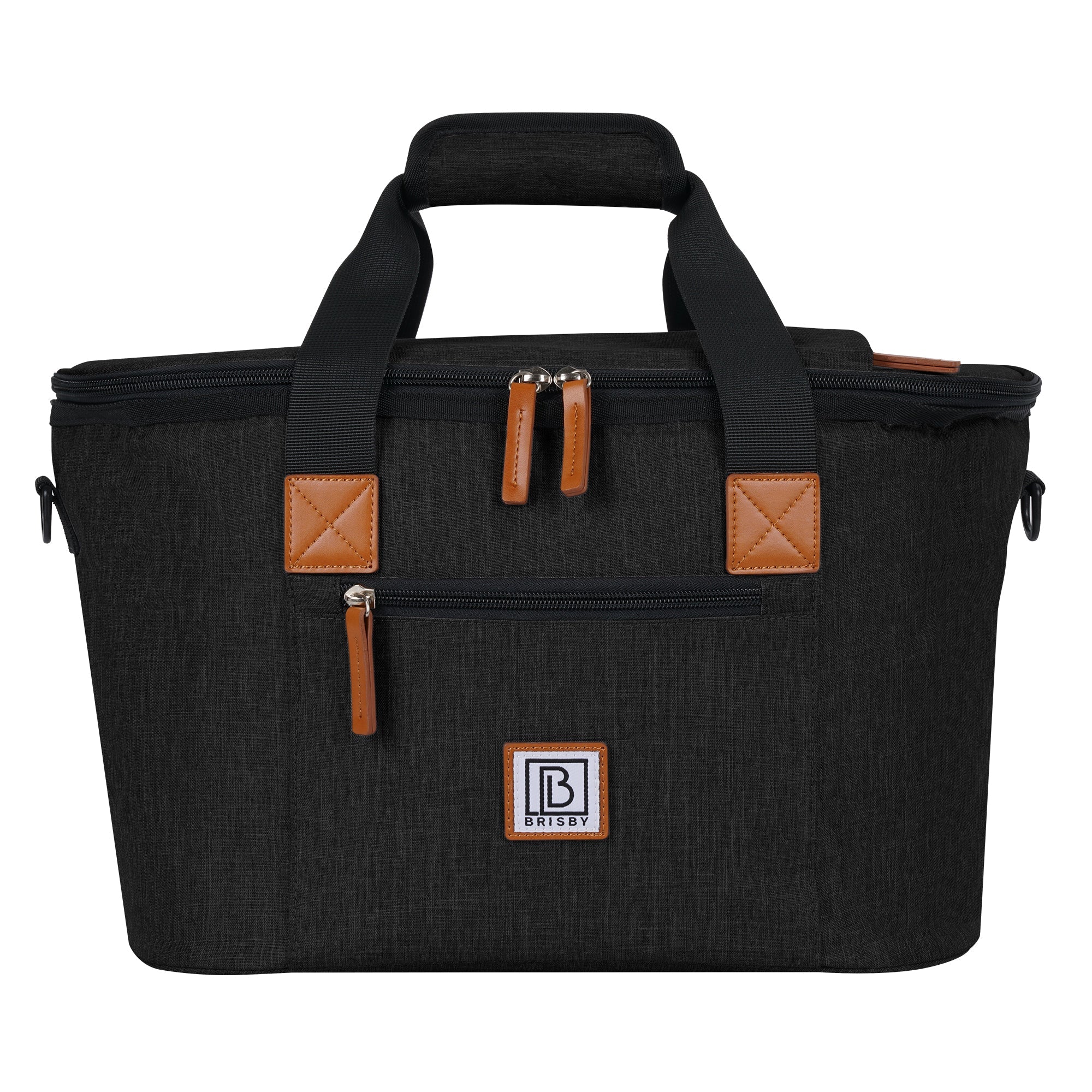 Brisby Koeltas 21L zwart set - incl. mealbox, 2 koelelementen, schouderband