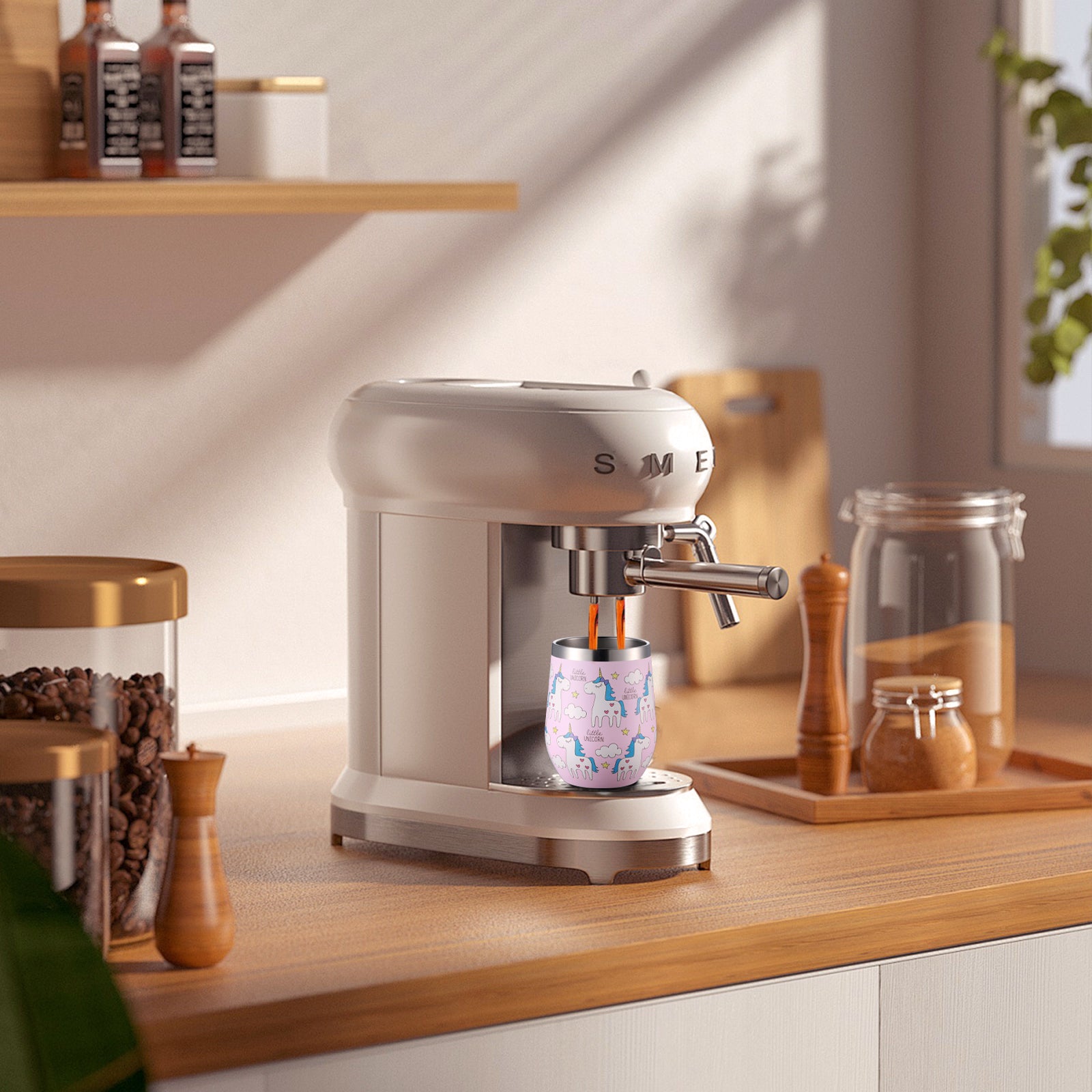 Bardi Thermosbekers 0,3L RVS unicorn set - incl. deksels - dubbelwandig