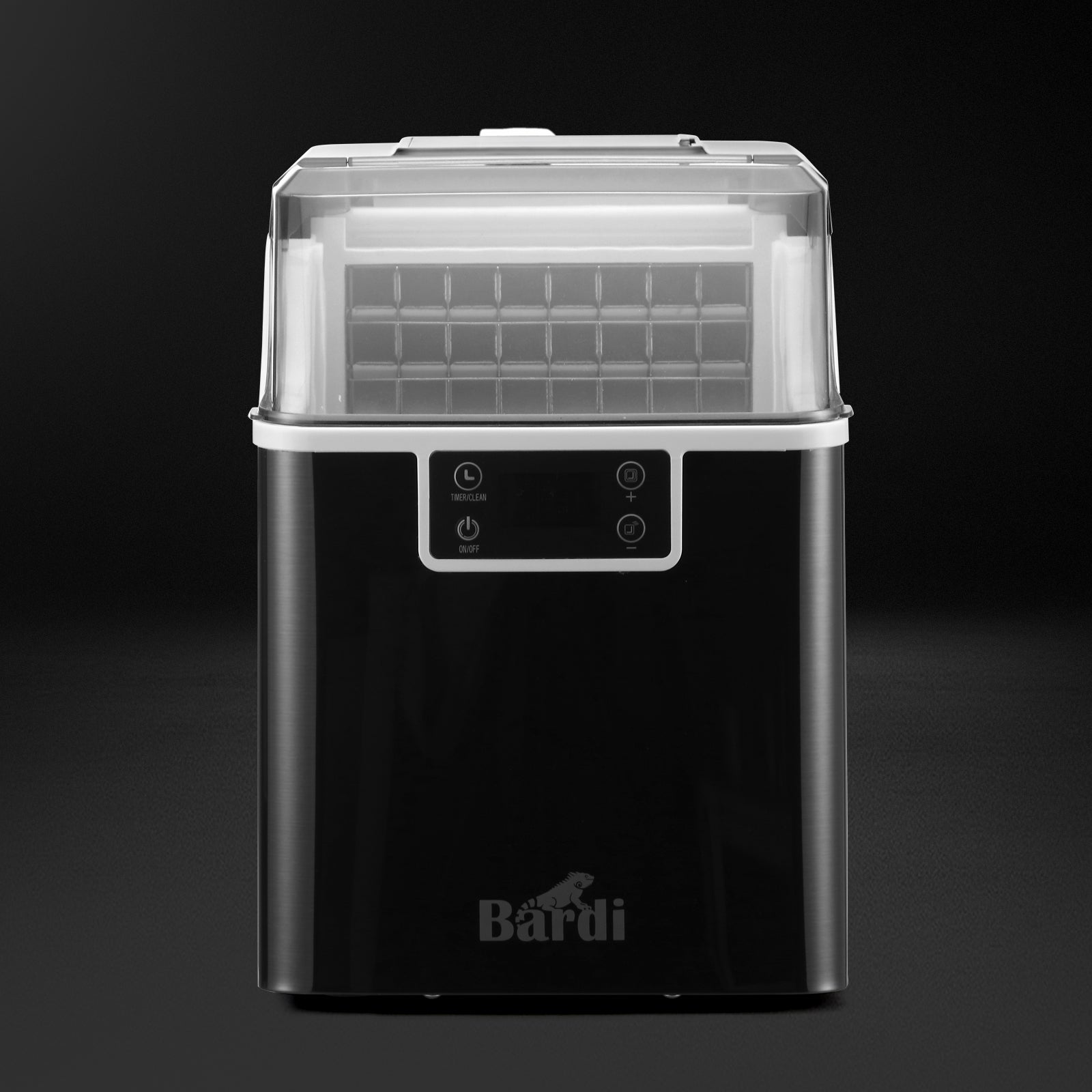 Bardi IJsblokjesmachine 3,2L ijsblokken zwart - 20 kg ijs per 24 uur - incl. thermosbeker