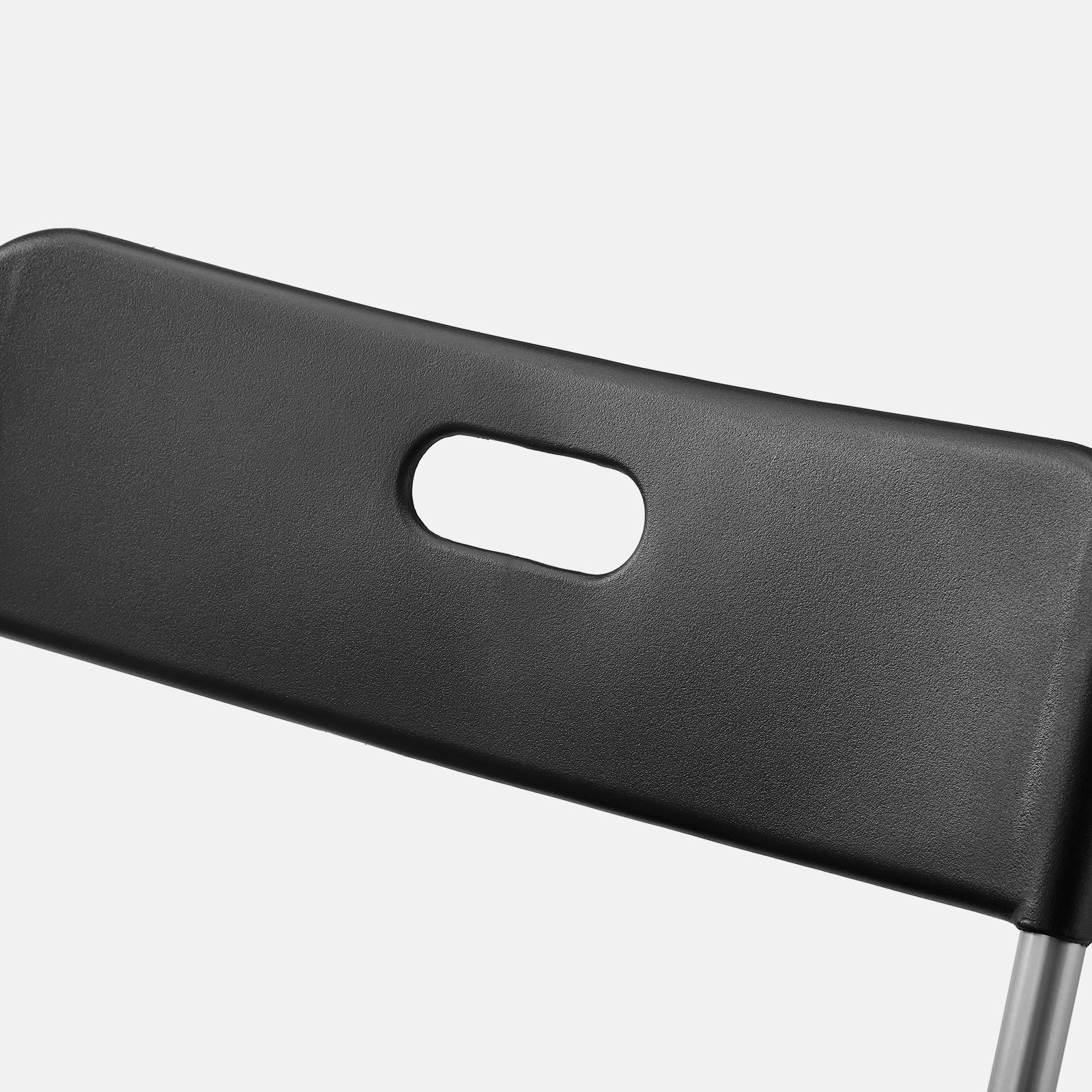 Bardi 2-delige Klapstoelen set stevig zwart - 100 kg draagvermogen