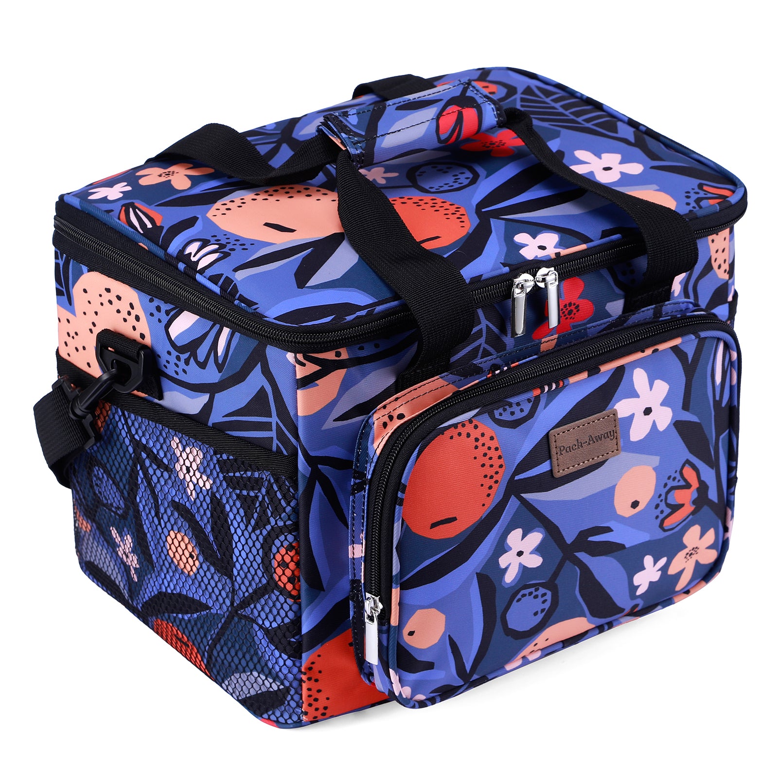 Cooler bag 15L valencia - lunch bag - 4-layer insulated - foldable - incl. 2 free cooling elements and carrying strap