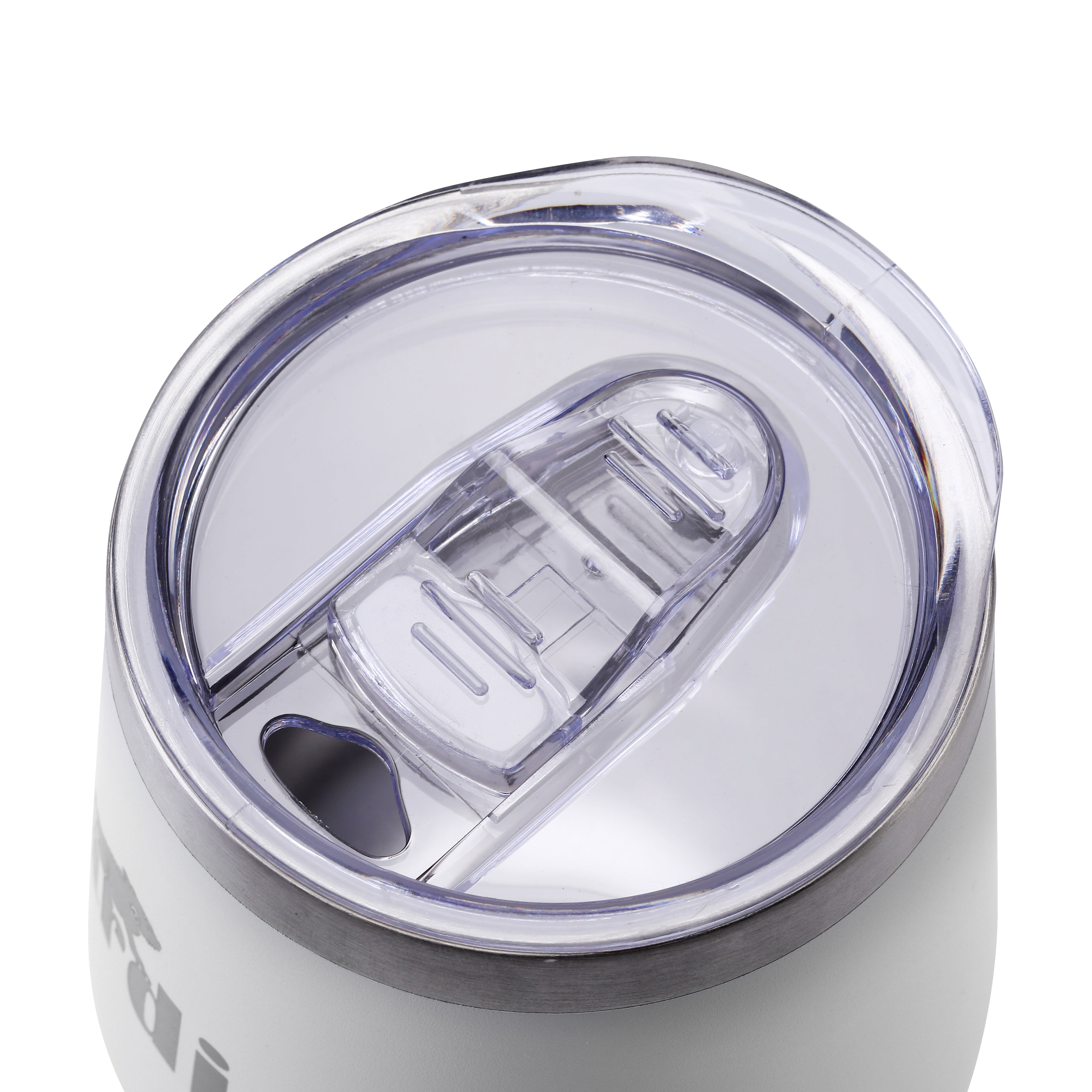 Bardi Thermosbekers 0,3L RVS wit set - incl. deksels - dubbelwandig