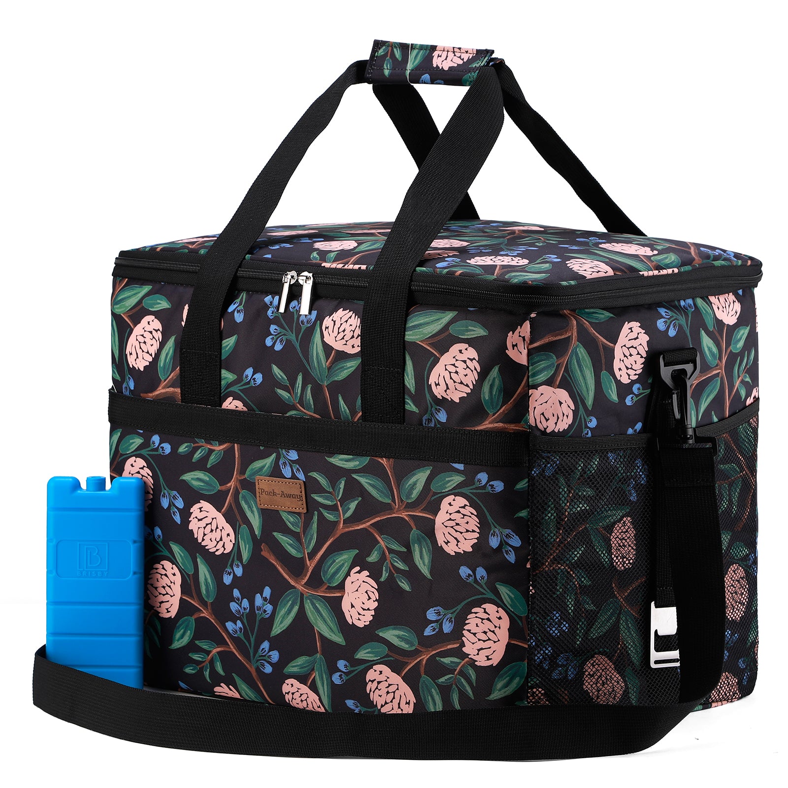 Packaway Koeltas 40L passion flower - incl. 6 koelelementen, draagband