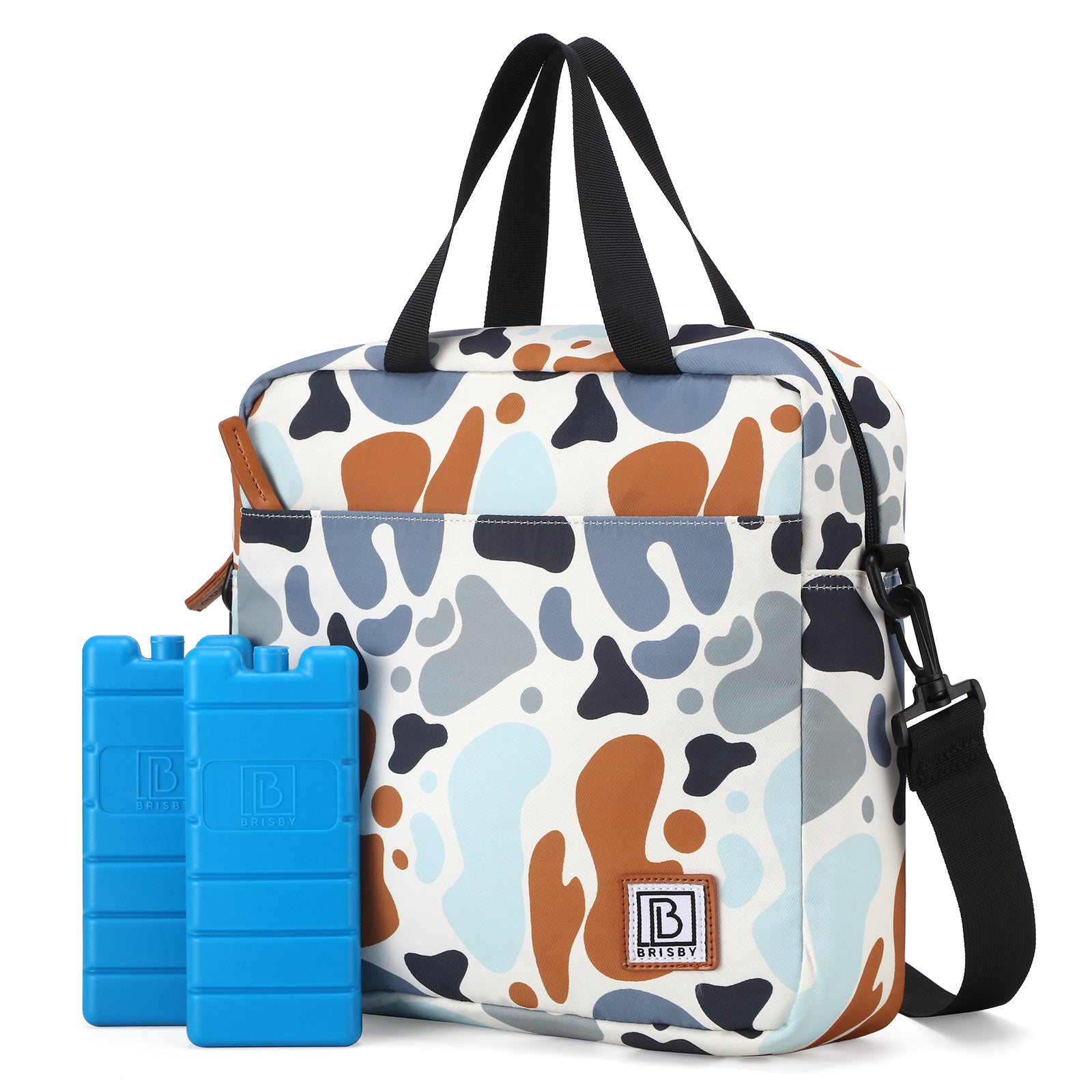 Brisby Koeltas Lunchtas 7L - Inclusief 2 Koelelementen & Schouderband - Palette