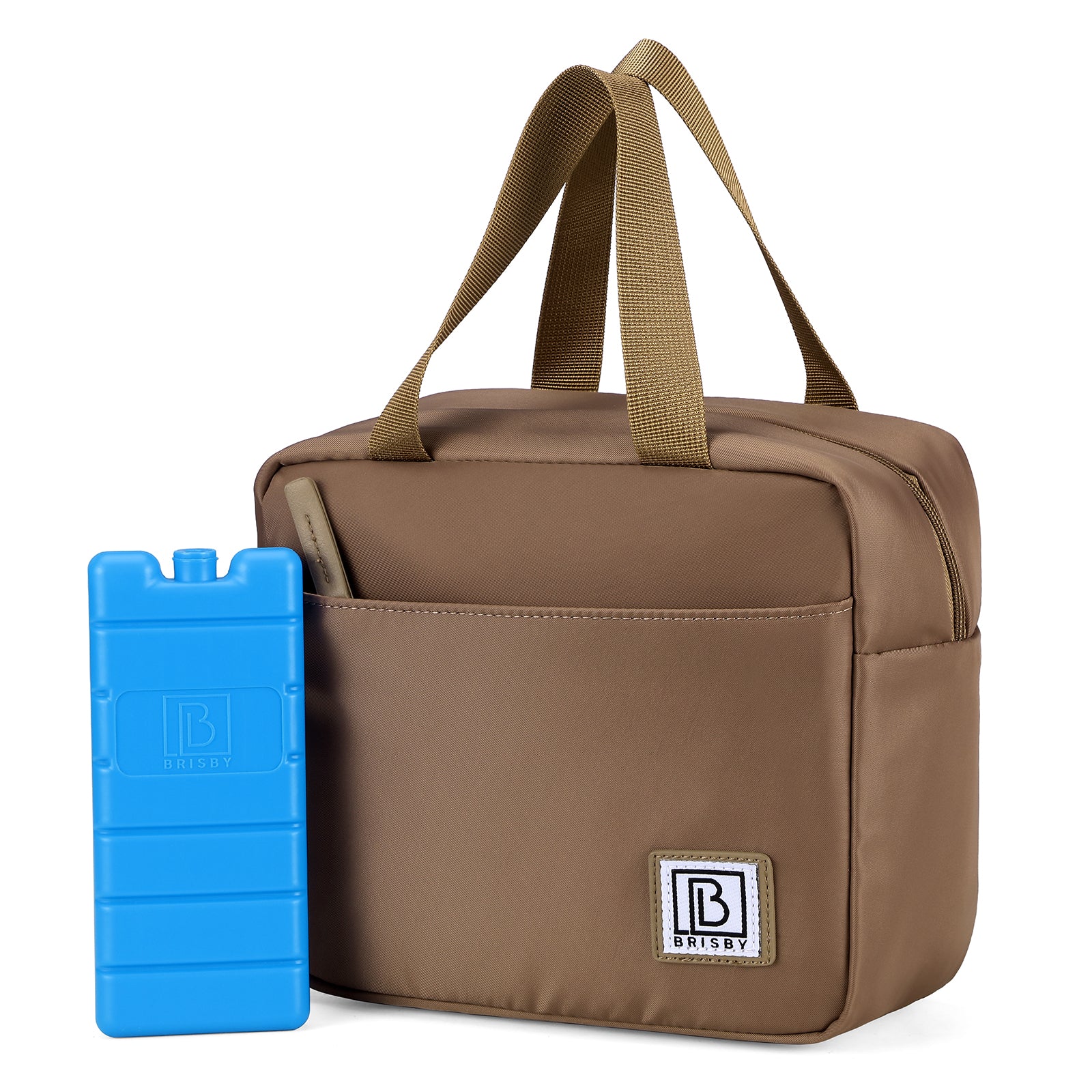 Brisby 4 laags geïsoleerde koeltas 4 liter - lunchtas en kolftas - 10 uur koel - rose gold