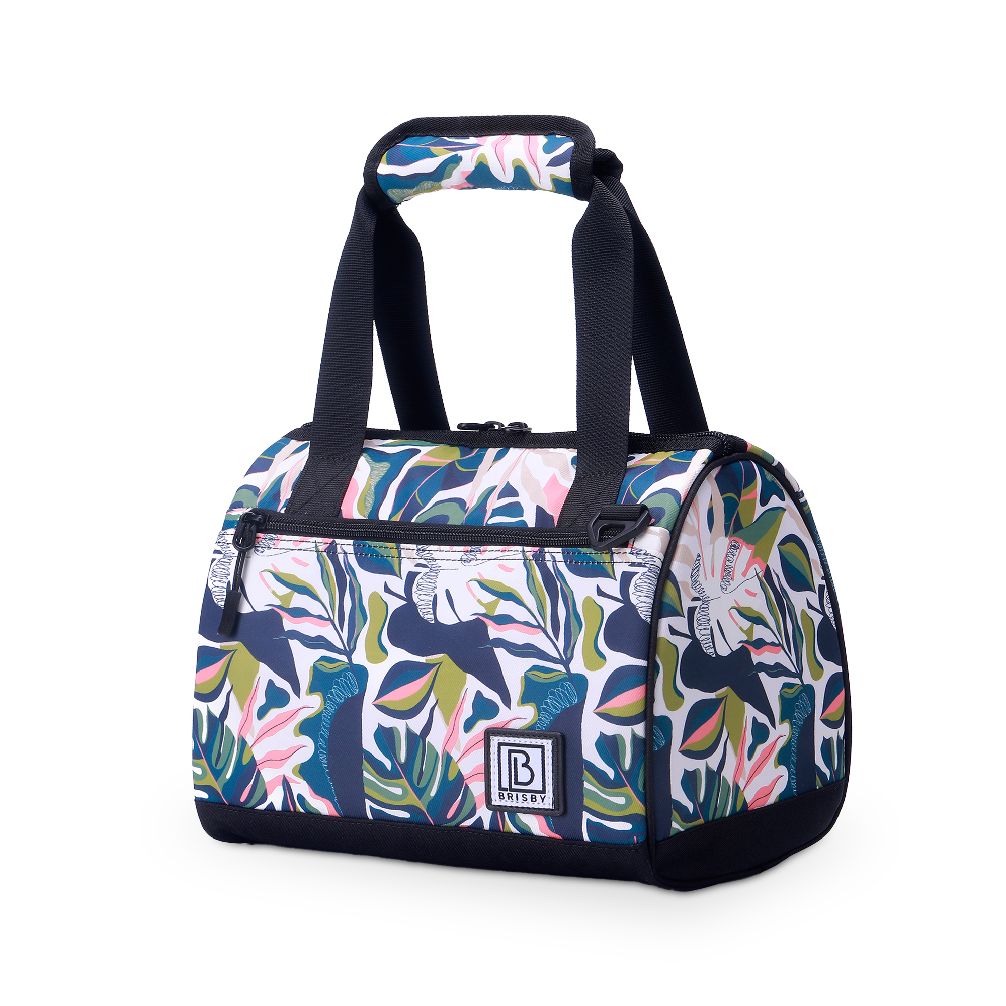 Koeltas 10L botanic garden - Lunchtas - 4-laags geïsoleerd - 2 gratis koelelementen - incl. schouderband