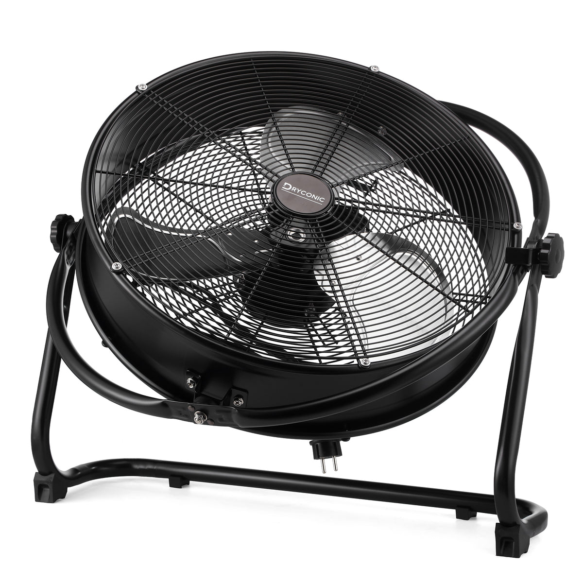 Dryconic 500mm. Professionele Ventilator met Beugel 360 Graden Draaibaar met 3 Snelheden en Ophangsysteem Voor Wandmontage