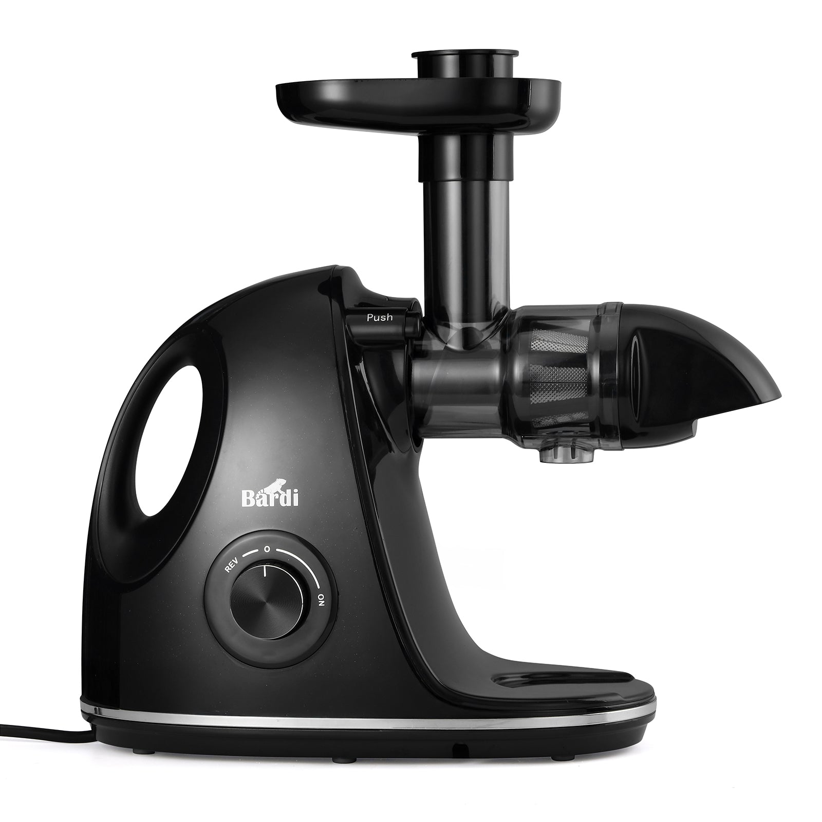 Bardi Slowjuicer zwart - 700 ml pulpreservoir - incl. schenkkan