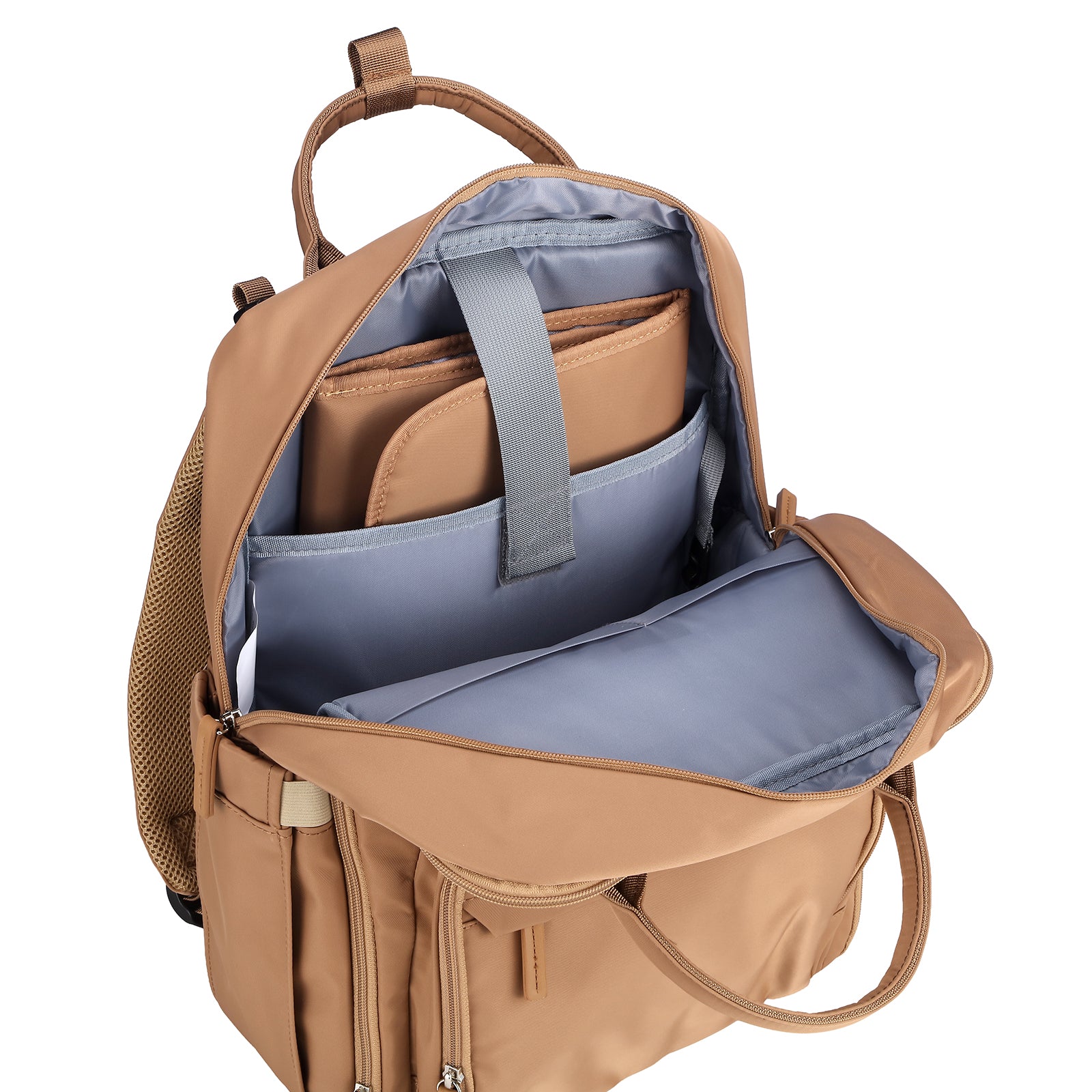 Brisby slijtvaste Luiertas – verzorgingstas – met buggymontage - True Terracotta