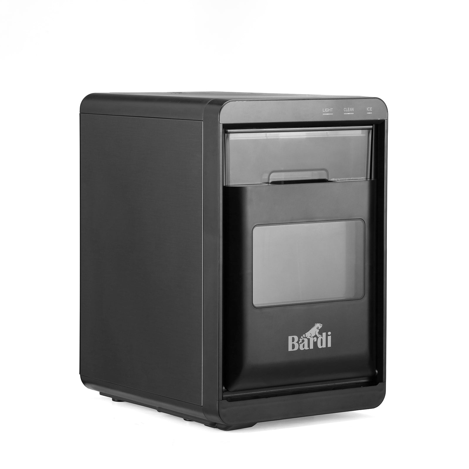Bardi IJsblokjesmachine 1,8L crushed ice zwart - 20 kg ijs per 24 uur - incl. thermosbeker