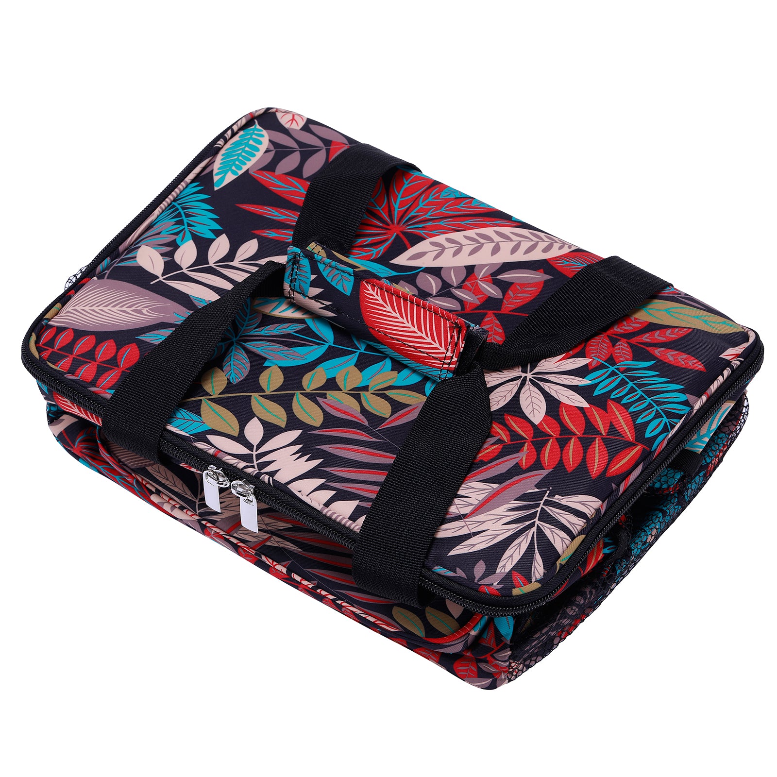 Cooler bag 15L jungle - lunch bag - 4-layer insulated - foldable - incl. 2 free cooling elements and carrying strap