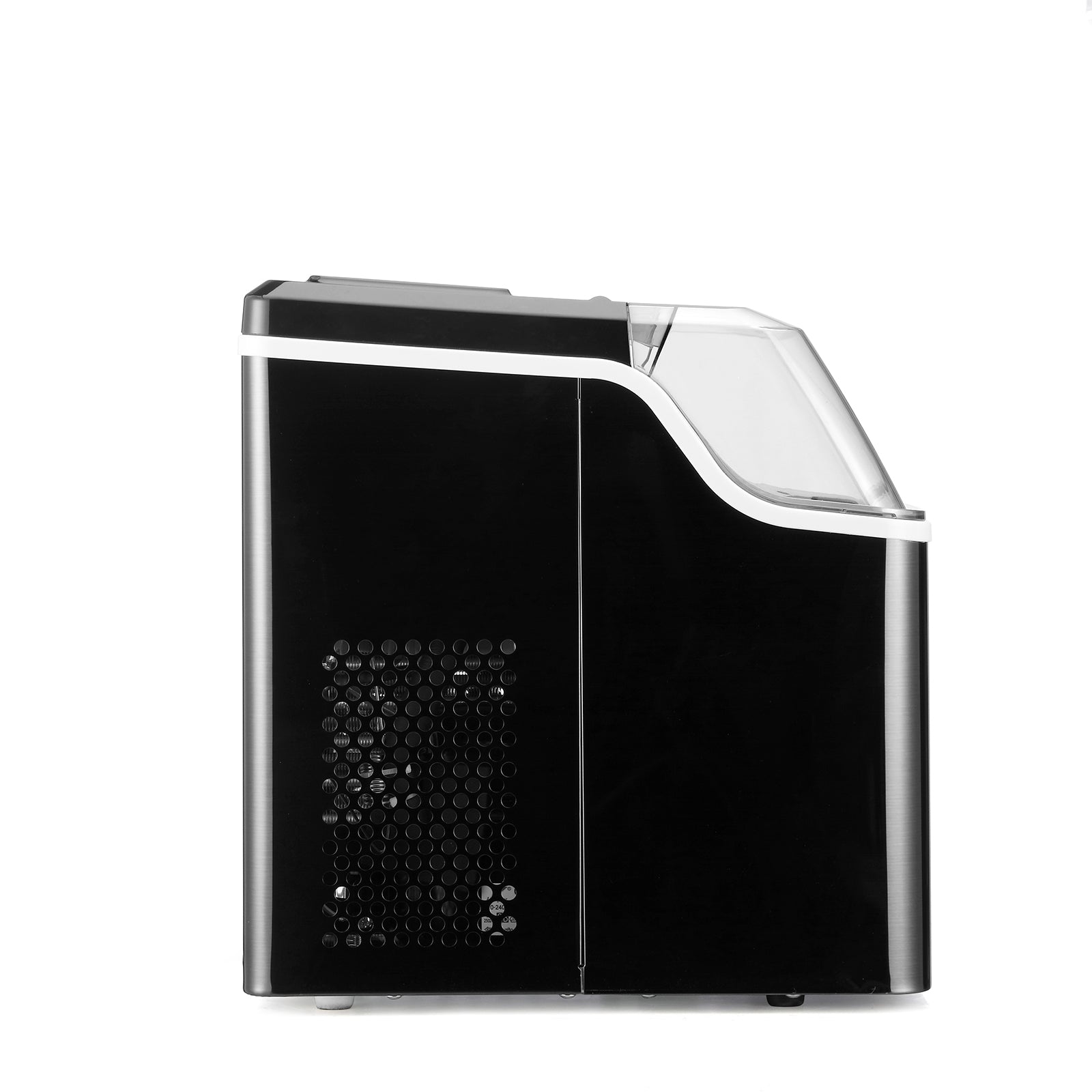 Bardi IJsblokjesmachine 3,2L ijsblokken zwart - 20 kg ijs per 24 uur - incl. thermosbeker