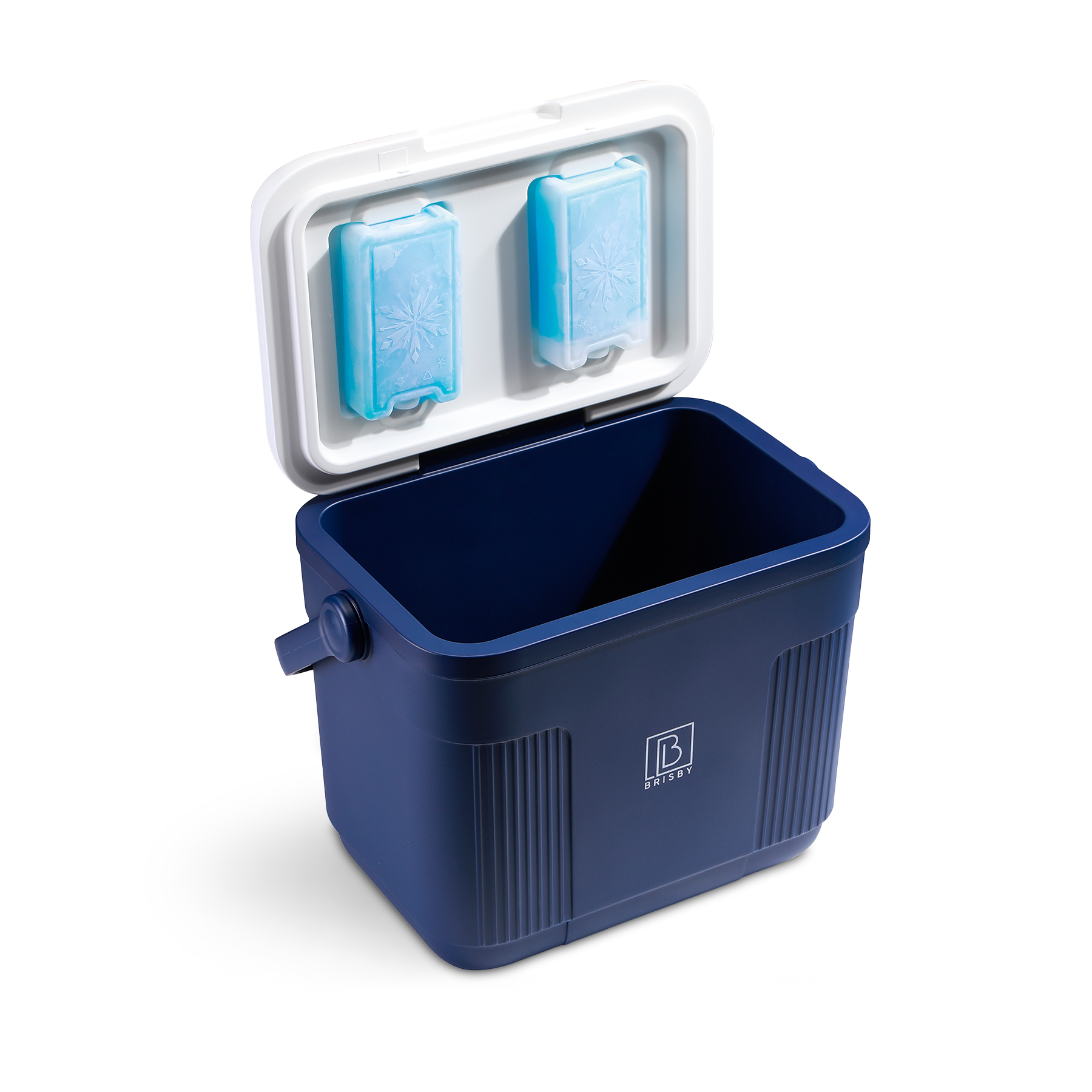 Cool box 22L blue - Up to 40 hours of insulation - incl. 4 450ml cooling elements - temperature safe closure - cooling elements locked in lid