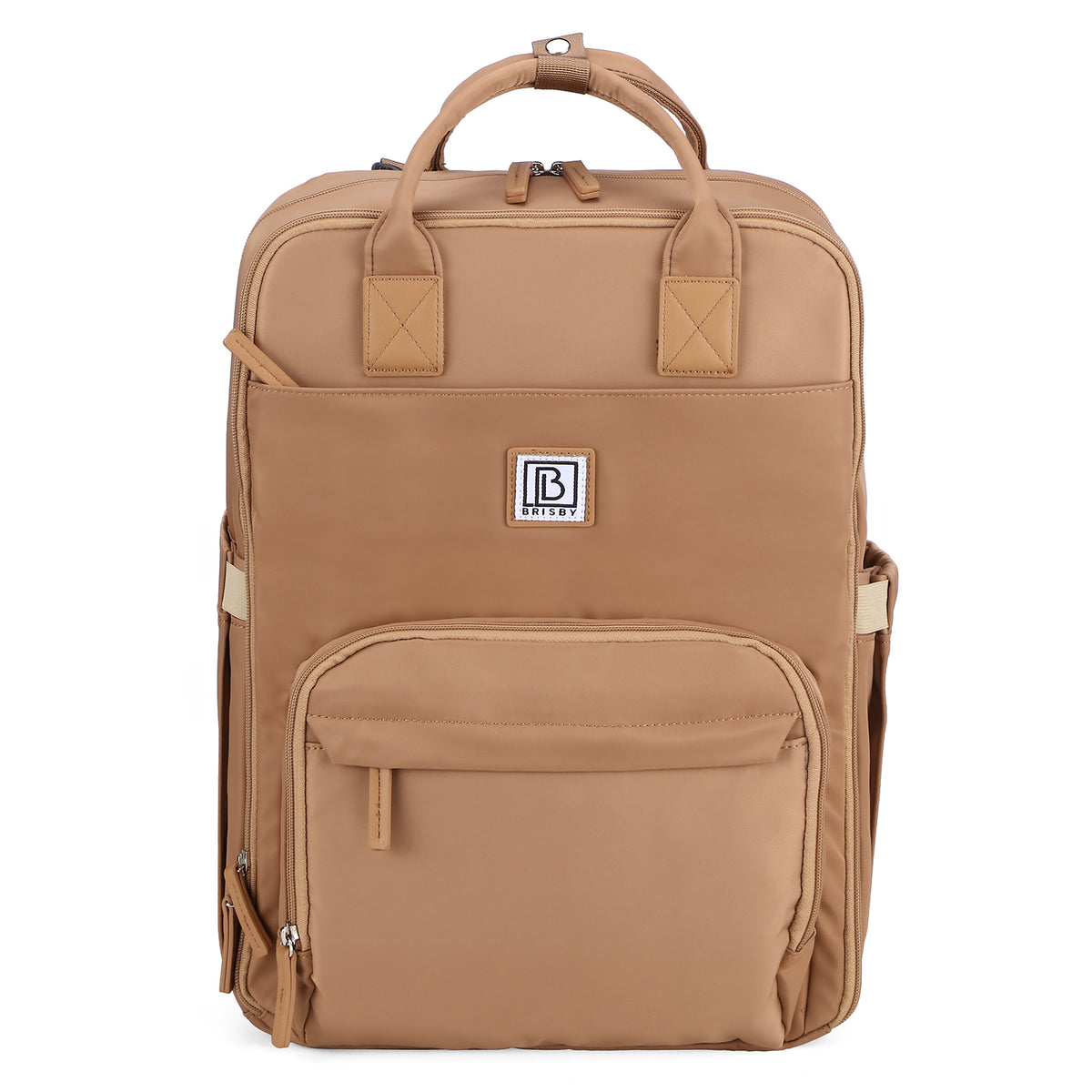 Brisby slijtvaste Luiertas – verzorgingstas – met buggymontage - True Terracotta