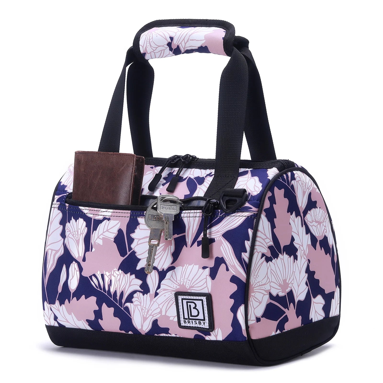 Cooler bag 10L sweet leaves - Lunch bag - 4-layer insulated - 2 free cooling elements - incl. shoulder strap