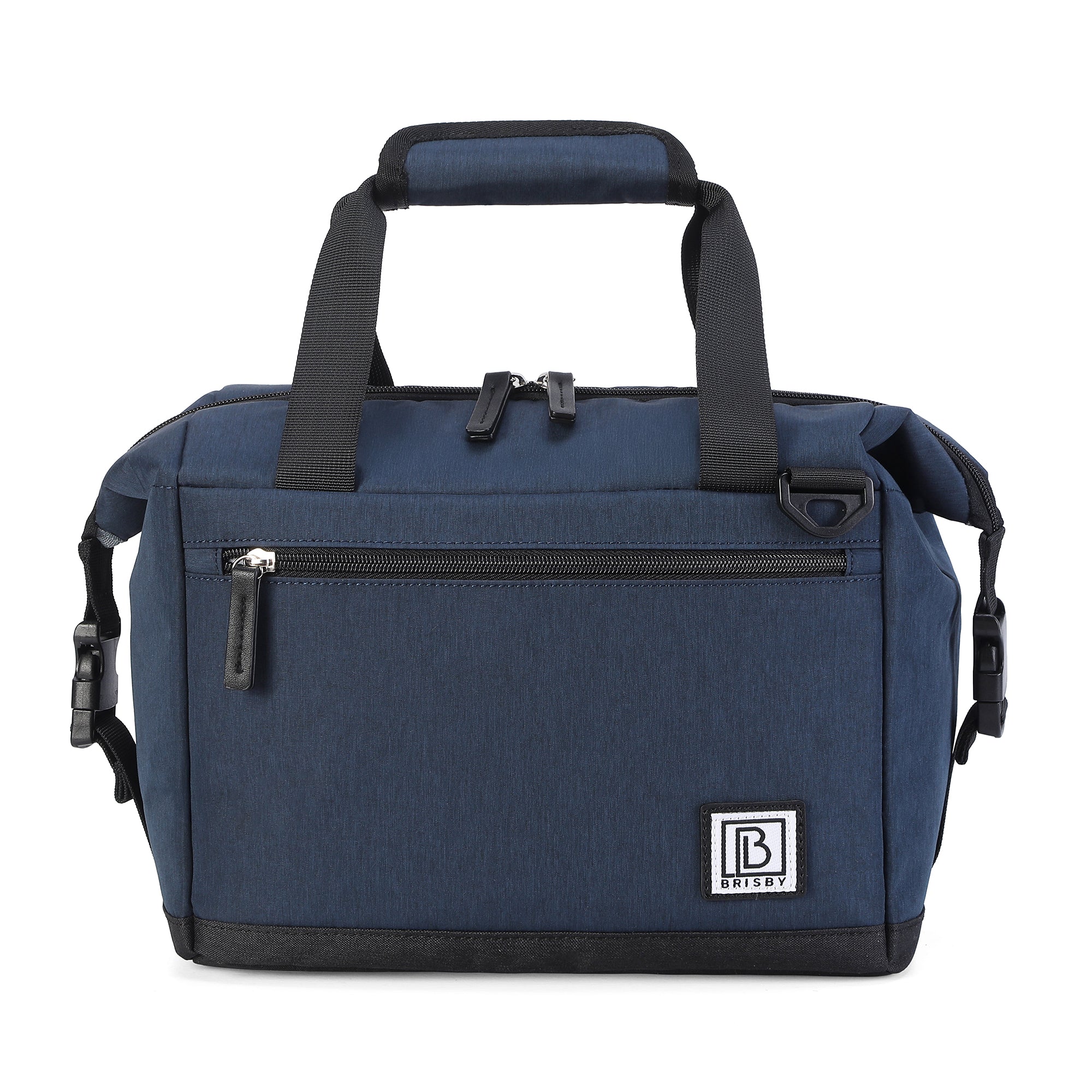 Brisby 4 Layer Insulated Cooler Bag - Lunch Bag 12 Liter - Extra Space Expandable - Blue
