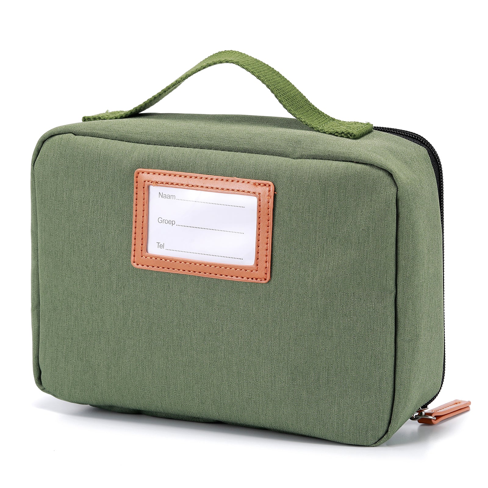 Cooler bag 2.5L green - 4-layer insulated - free cooling element