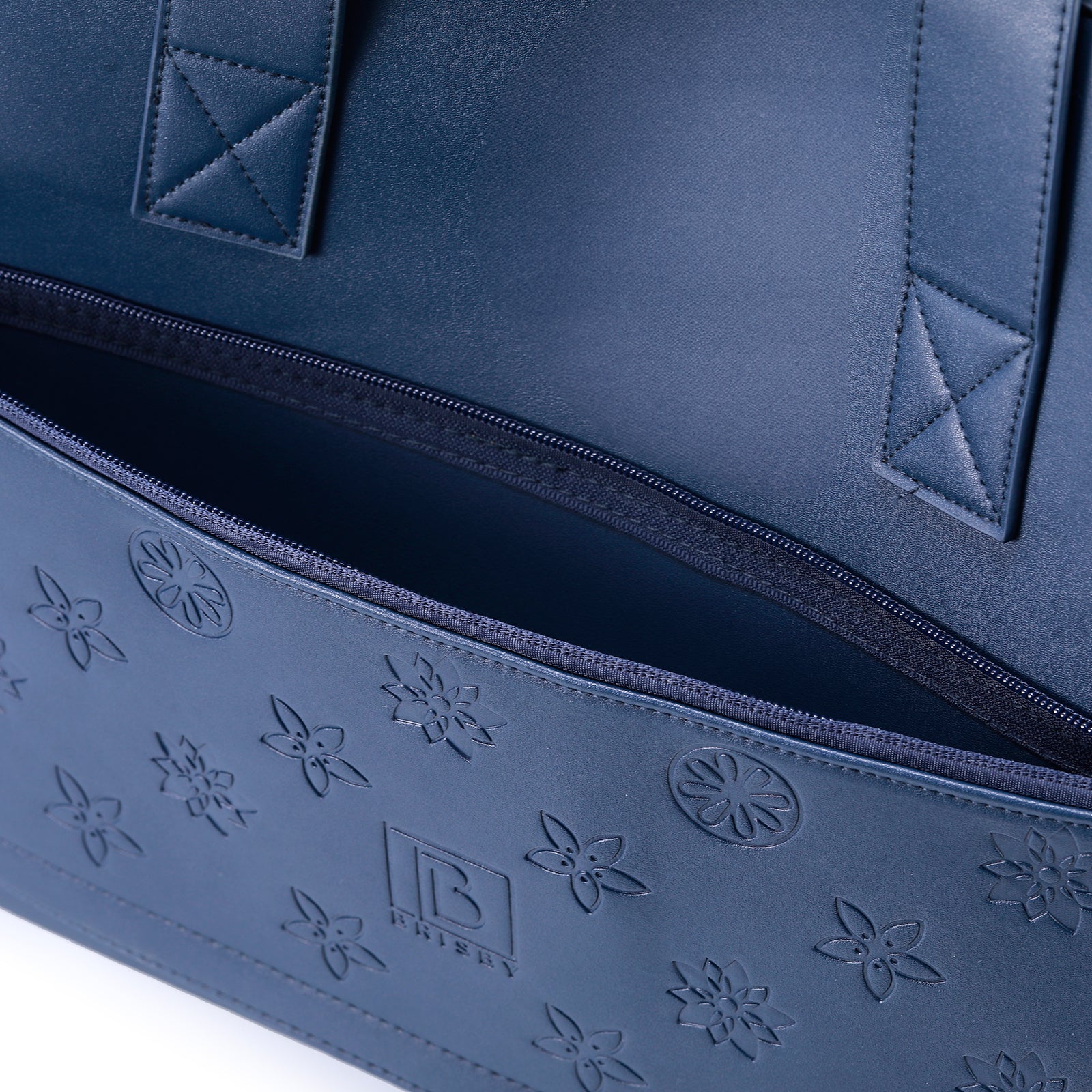 Venezia weekend bag blue - shoulder bag - travel bag - hand luggage - hard-wearing - incl. hanging hooks - PU leather