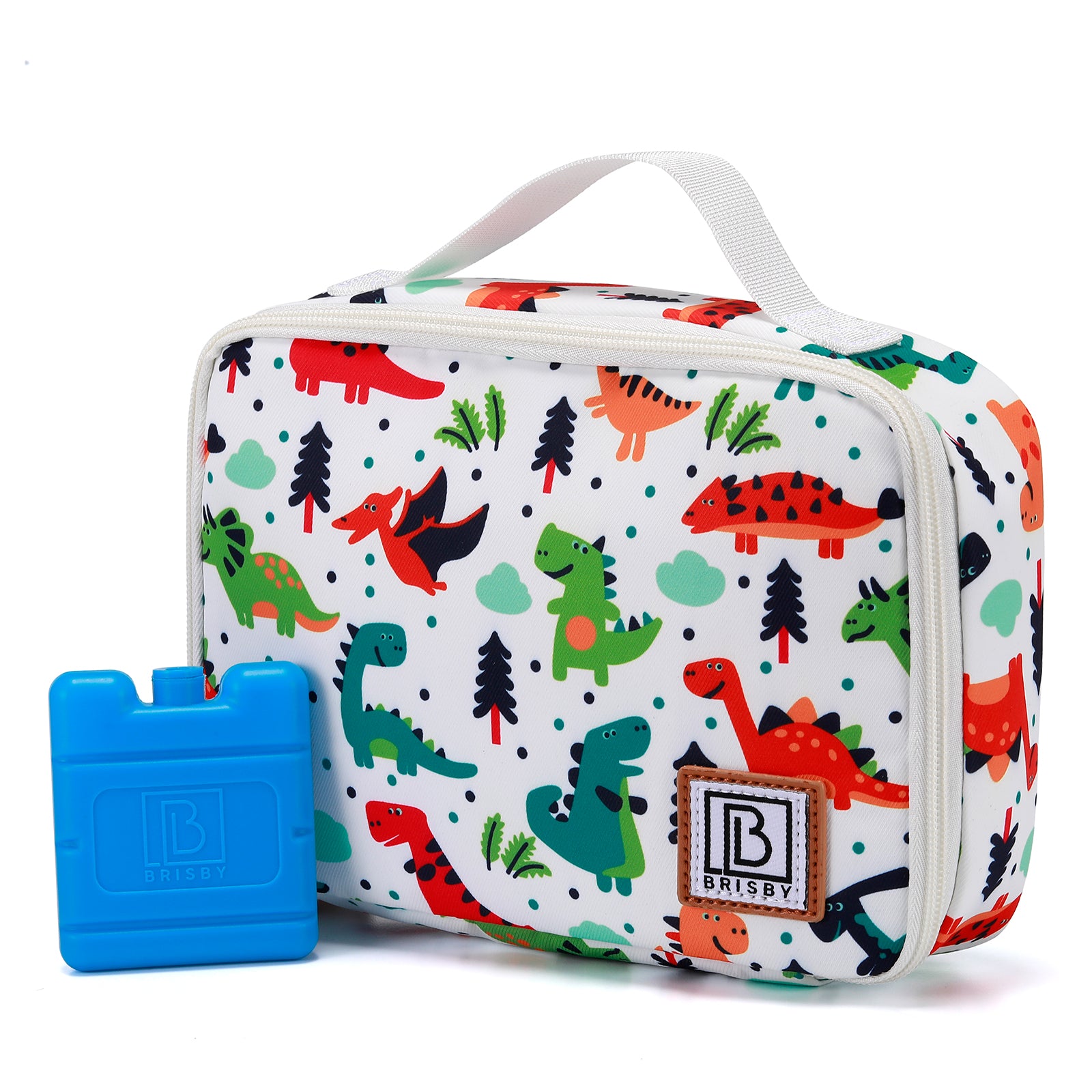 Cooler bag 2.5L dinosaur - 4-layer insulated - free cooling element