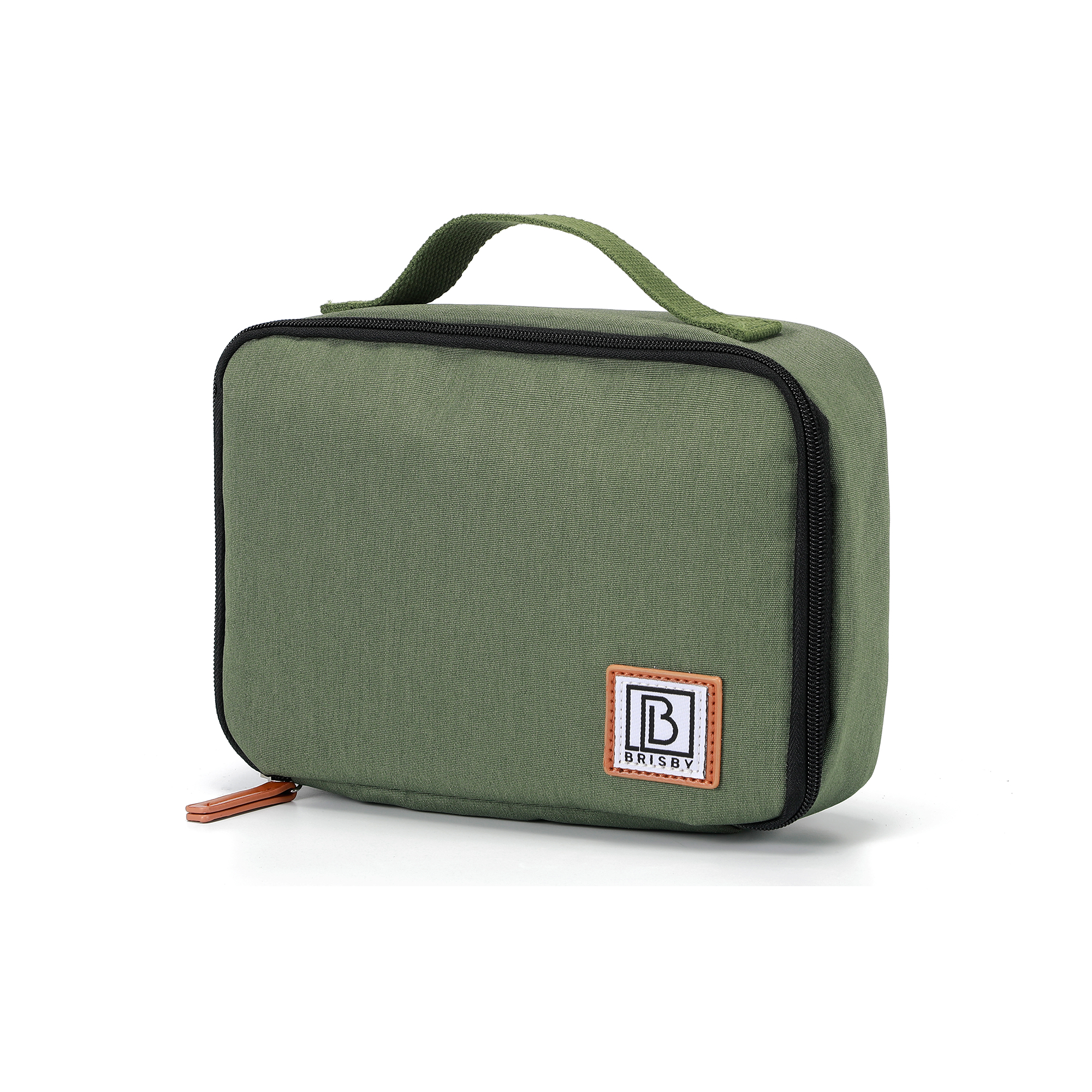 Cooler bag 2.5L green - 4-layer insulated - free cooling element