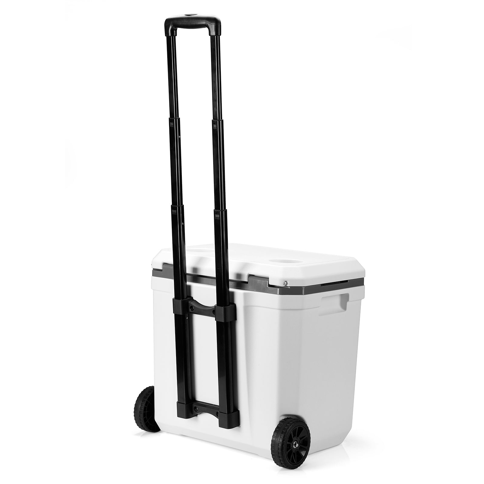 Koelbox trolley 40L wit - Telescopisch handvat - incl. 4 koelelementen