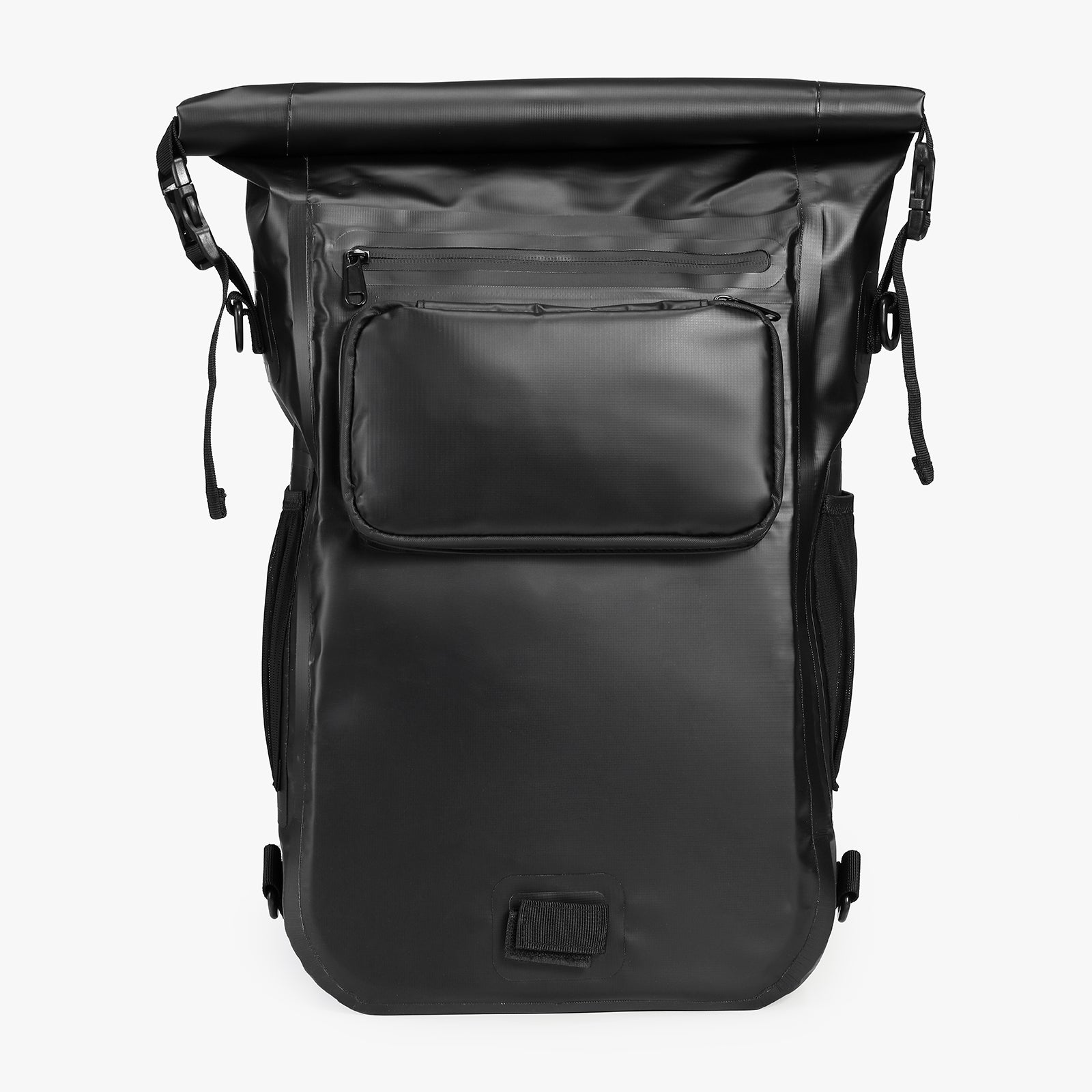 3 in 1 waterproof rolltop bicycle bag set 40-52L green - reflective - high visibility - bicycle bag - backpack - shoulder bag