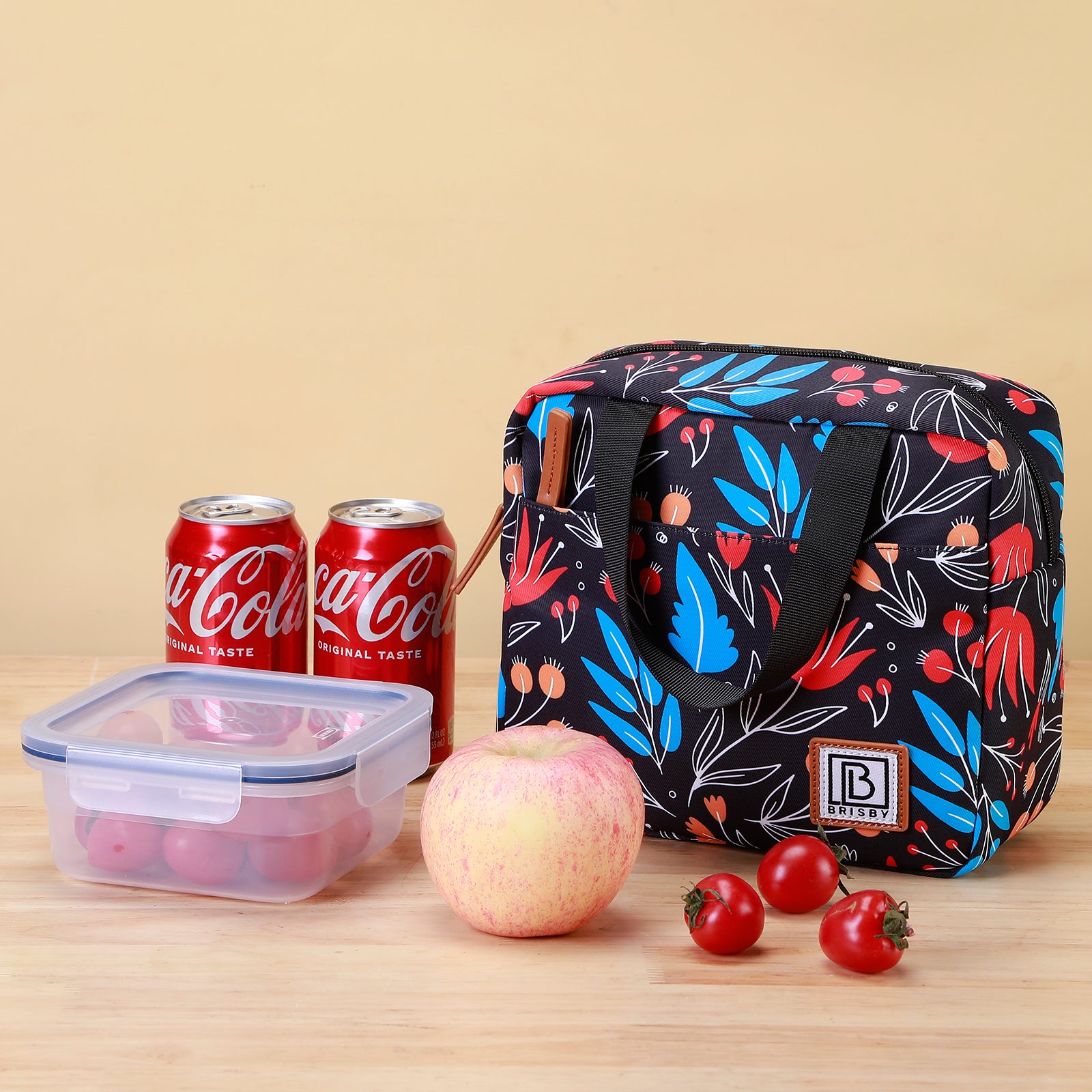 Cooler bag 4L night flower - 4-layer insulated - free cooling element