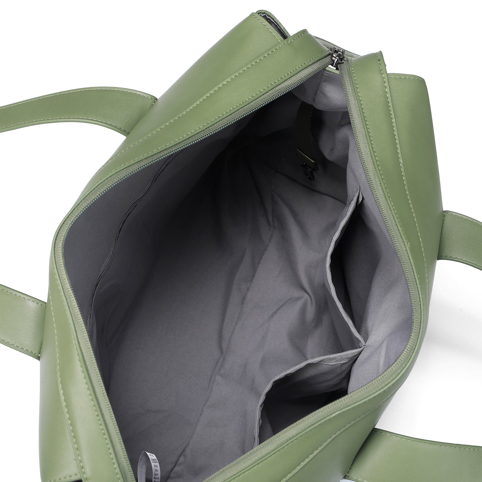 Venezia weekend bag green - shoulder bag - travel bag - hand luggage - hard-wearing - incl. hanging hooks - PU leather