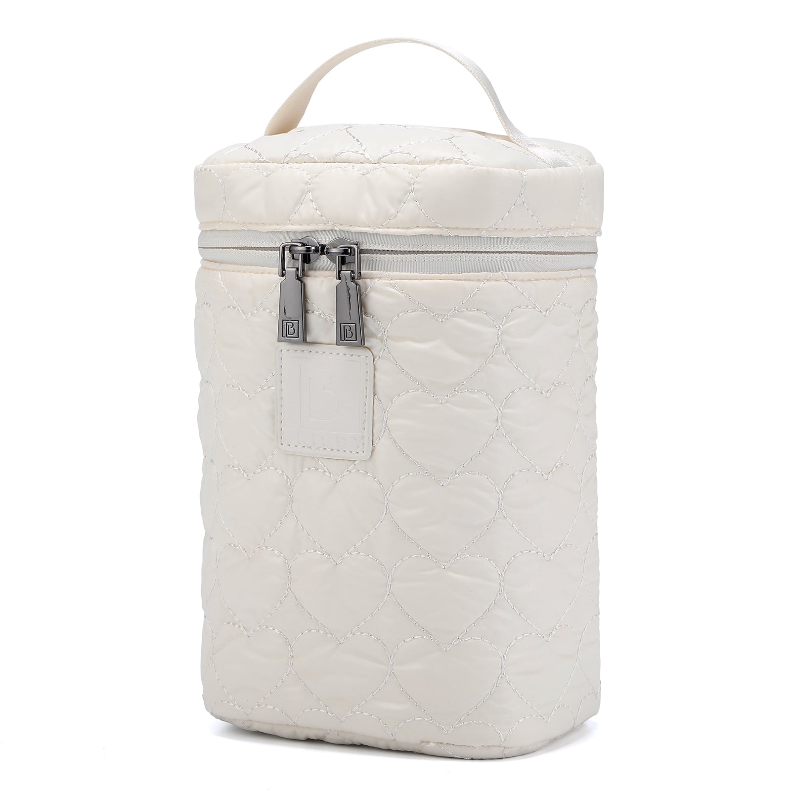 Florence diaper bag 17L cream - shoulder bag, changing bag - hard-wearing - incl. cool bag, changing mat and stroller hooks - nylon