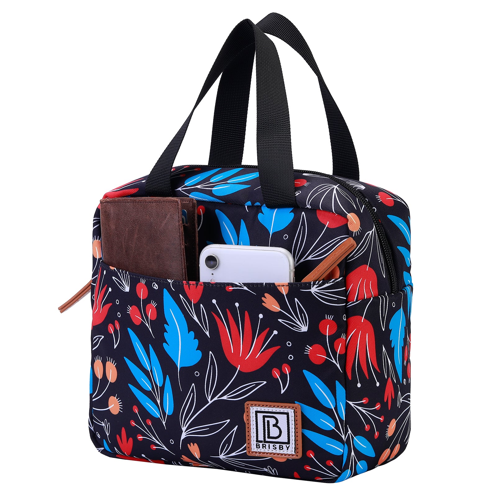 Cooler bag 4L night flower - 4-layer insulated - free cooling element