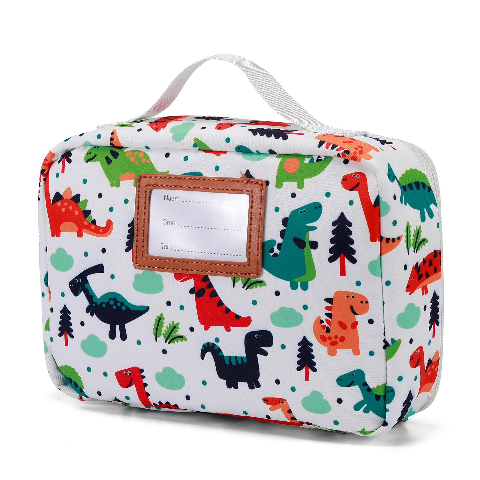 Cooler bag 2.5L dinosaur - 4-layer insulated - free cooling element