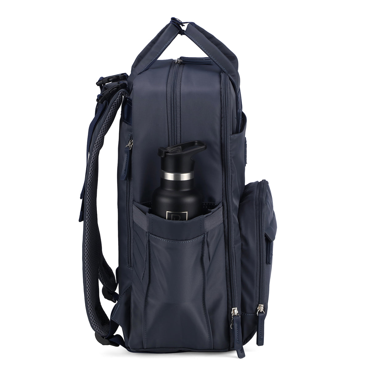 Brisby slijtvaste Luiertas – verzorgingstas – met buggymontage - Urban Blue