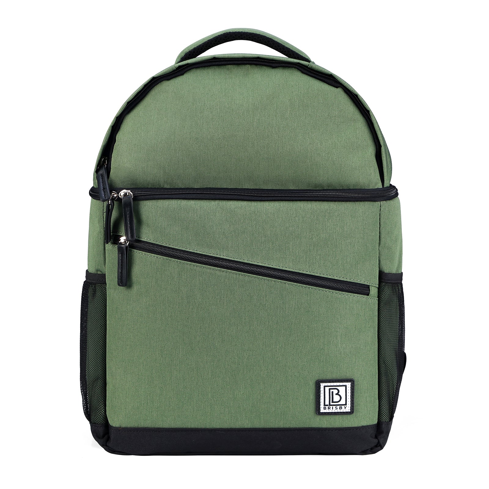 Brisby Koeltas rugtas 25L groen - incl. 2 koelelementen, bieropener