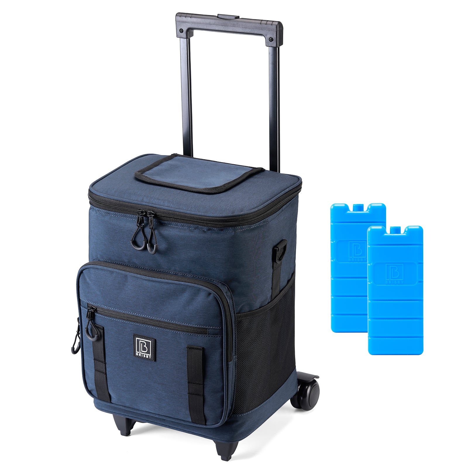 Brisby Boodschappentrolley 32L blauw - incl. koelvak, koelelementen